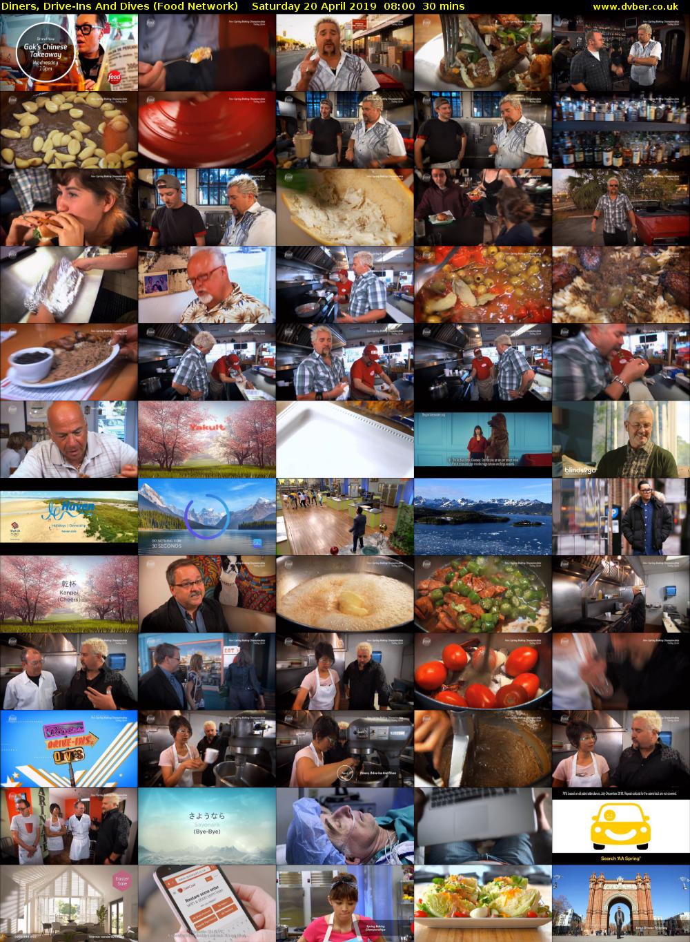 Diners, Drive-Ins And Dives (Food Network) Saturday 20 April 2019 08:00 - 08:30