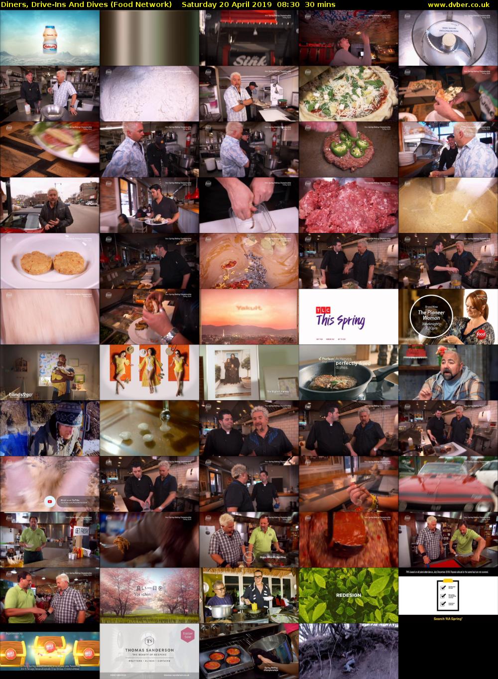 Diners, Drive-Ins And Dives (Food Network) Saturday 20 April 2019 08:30 - 09:00