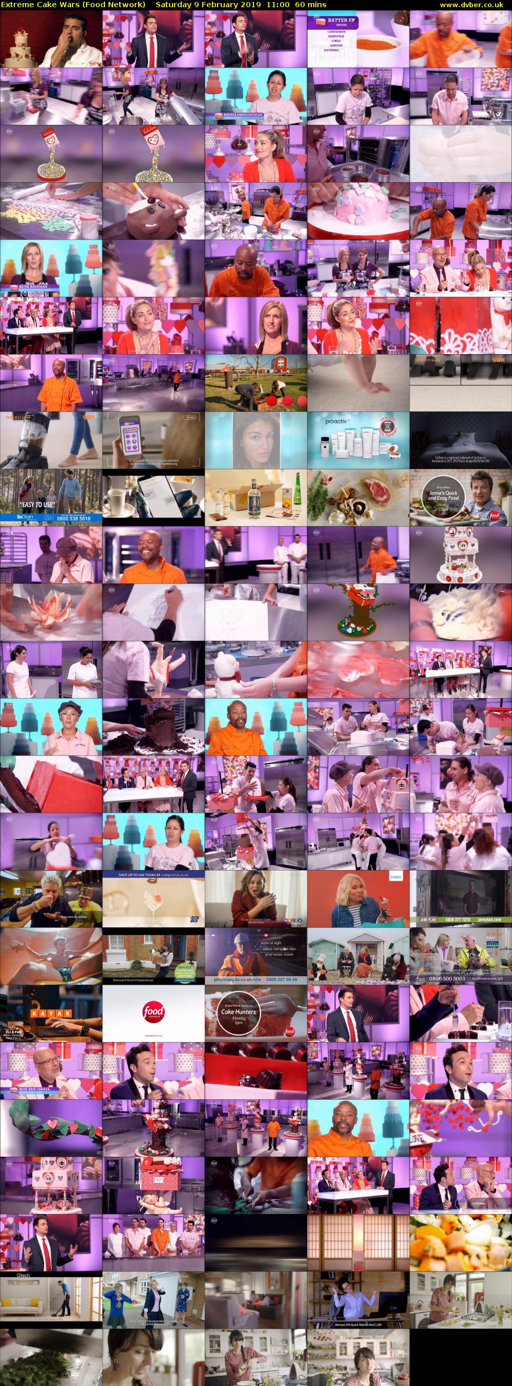 Extreme Cake Wars (Food Network) Saturday 9 February 2019 11:00 - 12:00