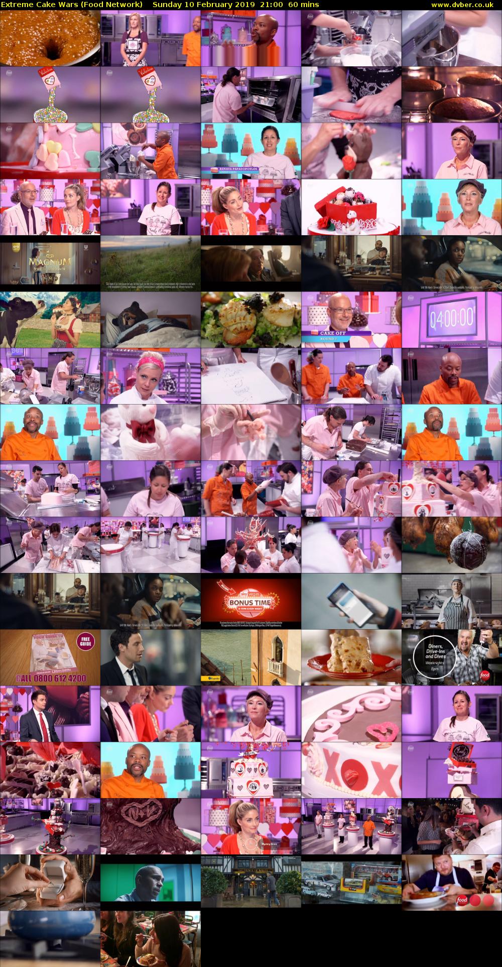 Extreme Cake Wars (Food Network) Sunday 10 February 2019 21:00 - 22:00