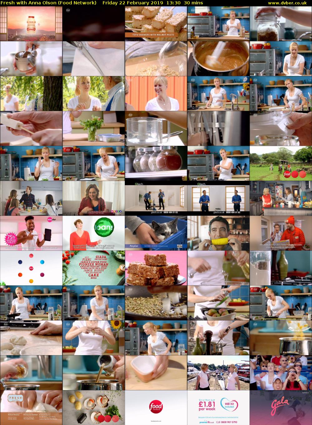 Fresh with Anna Olson (Food Network) Friday 22 February 2019 13:30 - 14:00