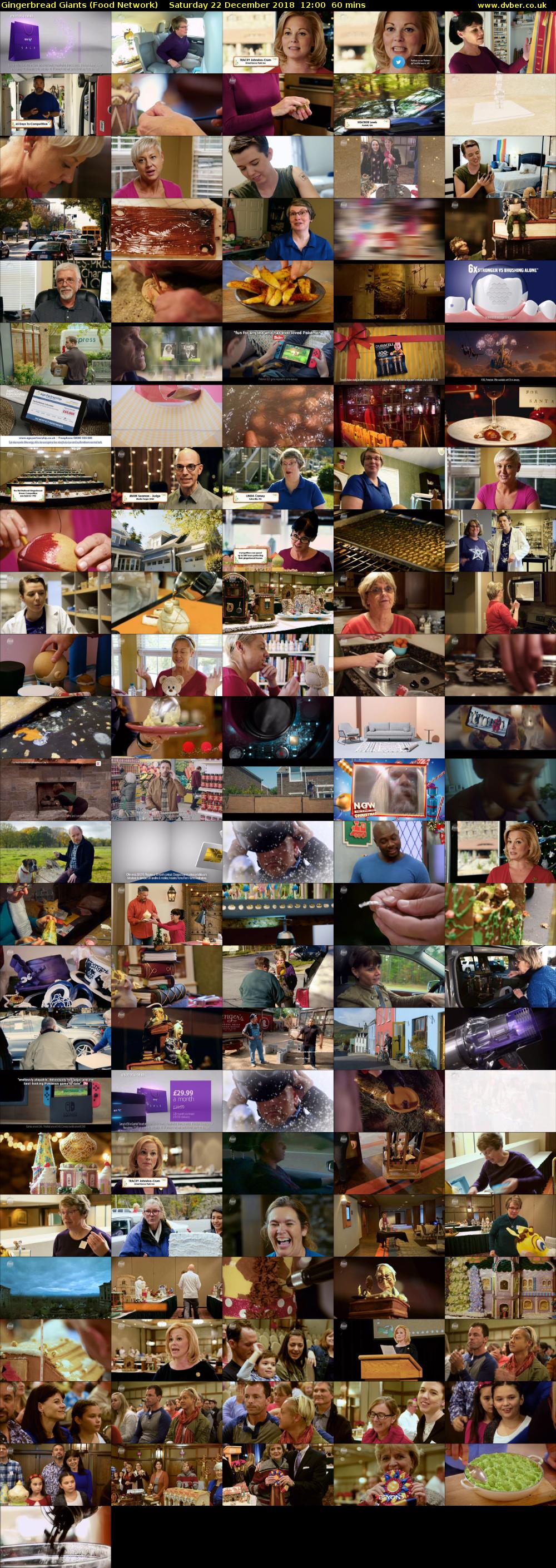 Gingerbread Giants (Food Network) Saturday 22 December 2018 12:00 - 13:00