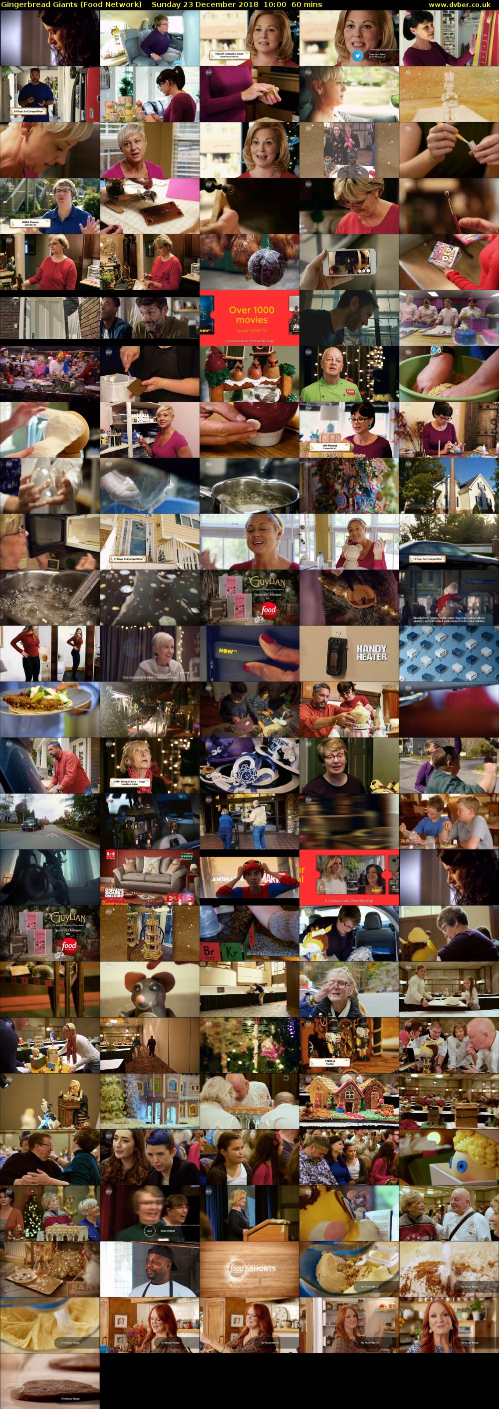 Gingerbread Giants (Food Network) Sunday 23 December 2018 10:00 - 11:00