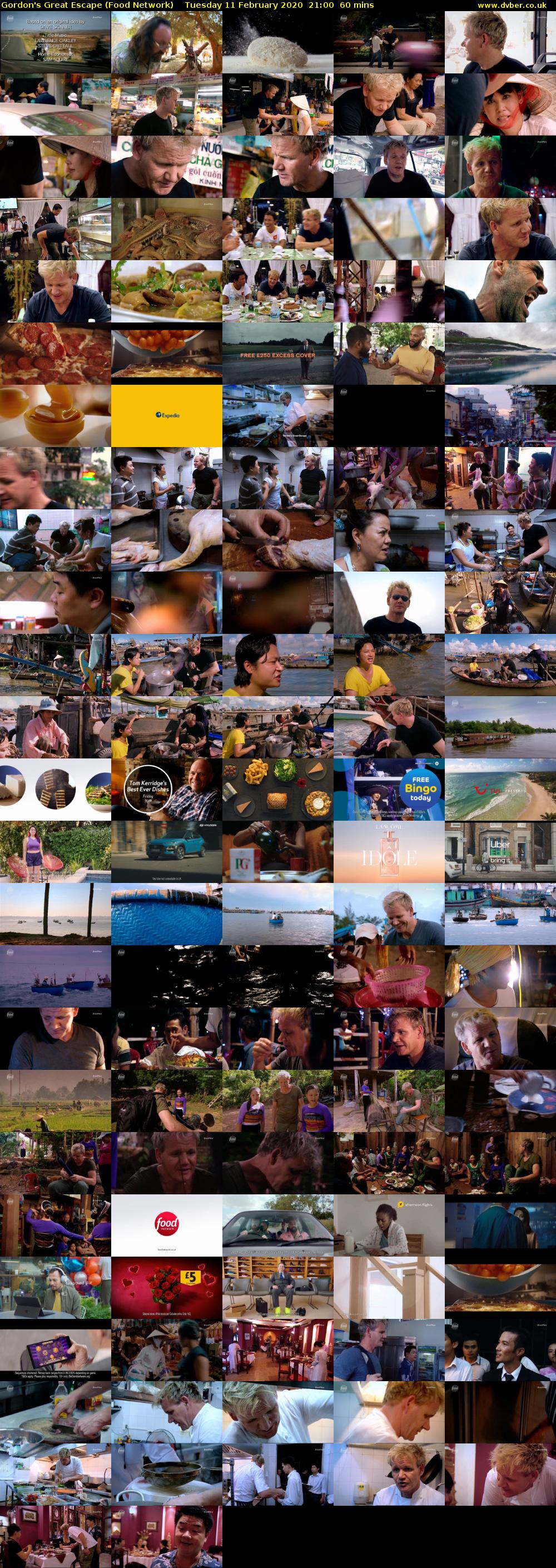 Gordon's Great Escape (Food Network) Tuesday 11 February 2020 21:00 - 22:00