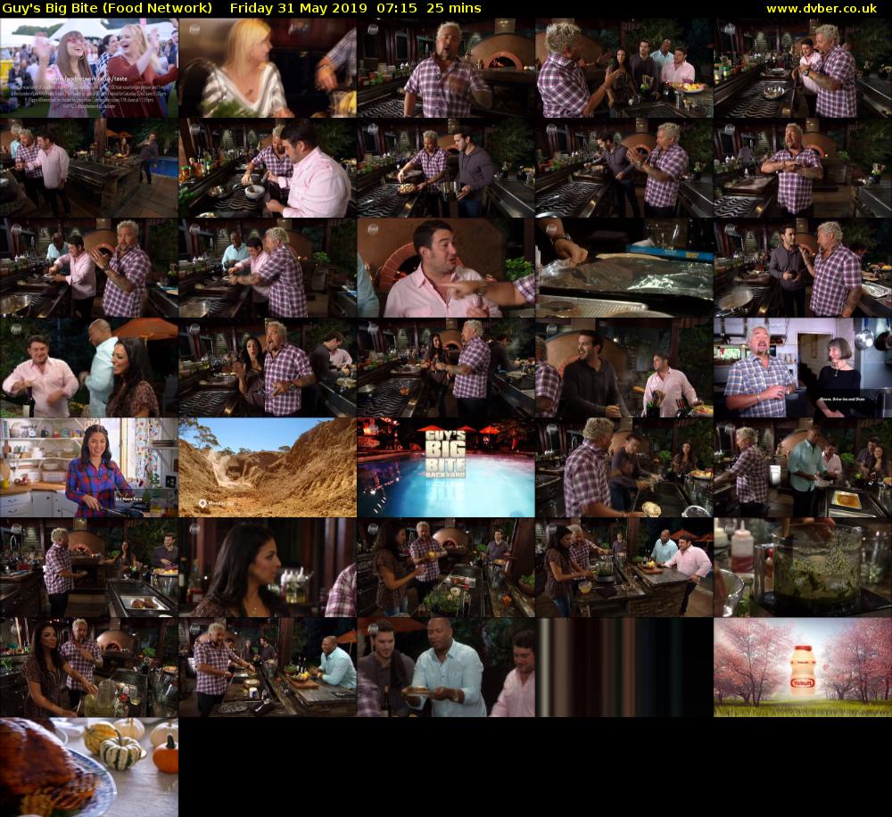 Guy's Big Bite (Food Network) Friday 31 May 2019 07:15 - 07:40