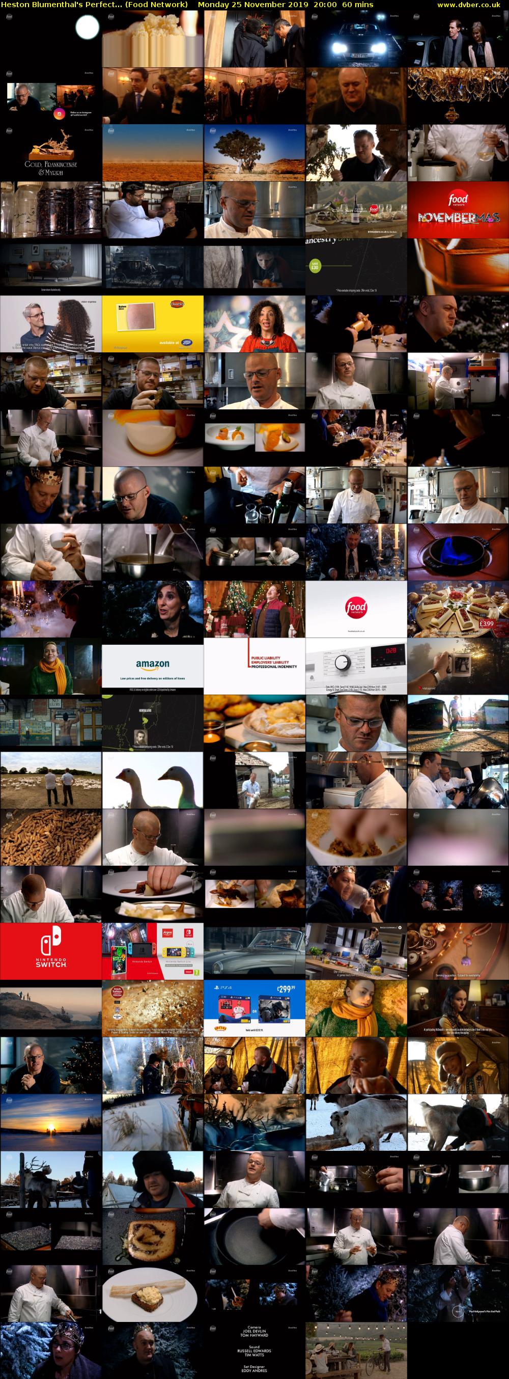 Heston Blumenthal's Perfect... (Food Network) Monday 25 November 2019 20:00 - 21:00