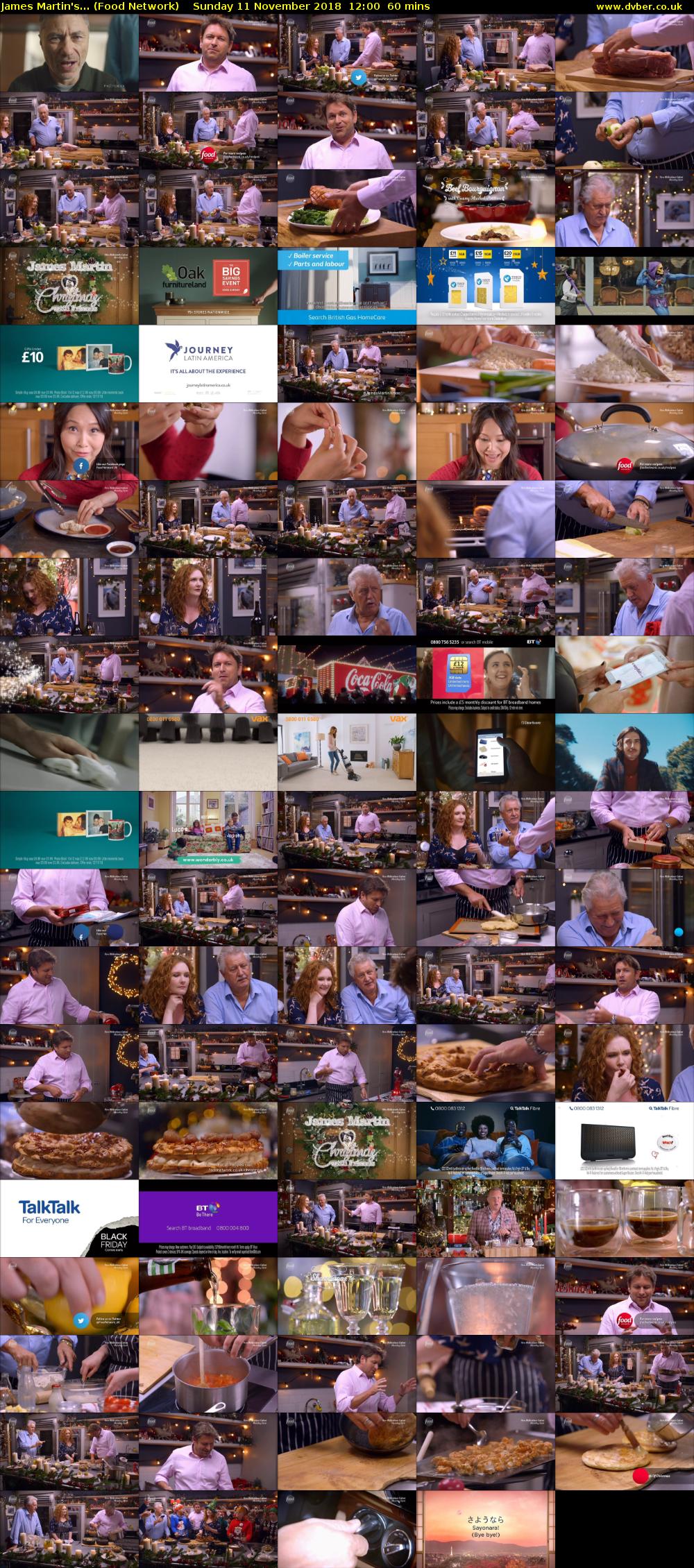 James Martin's... (Food Network) Sunday 11 November 2018 12:00 - 13:00