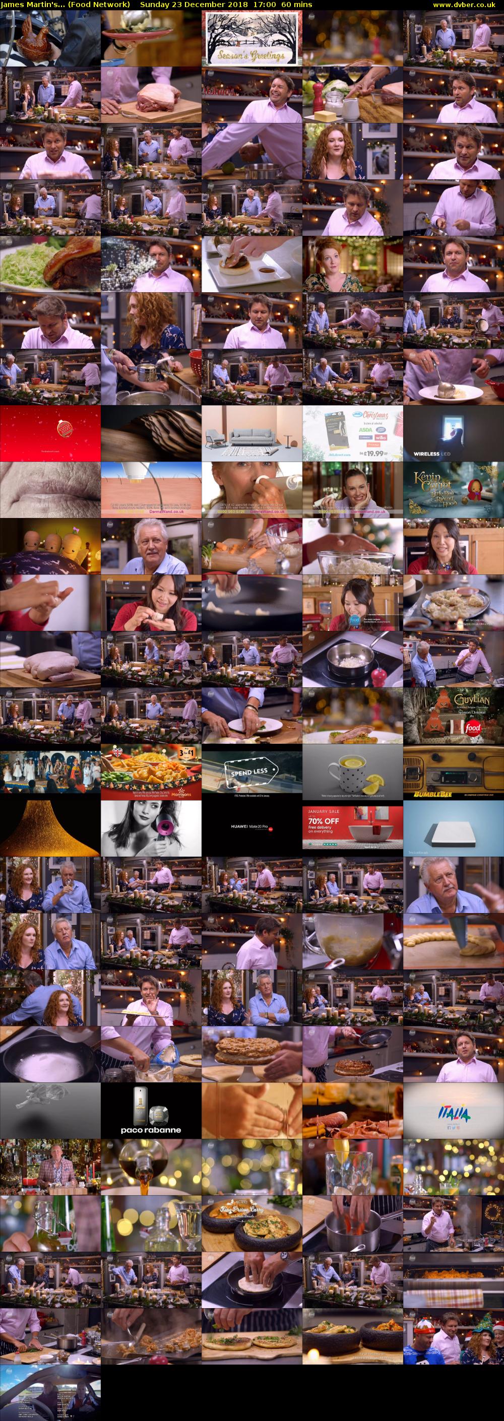 James Martin's... (Food Network) Sunday 23 December 2018 17:00 - 18:00