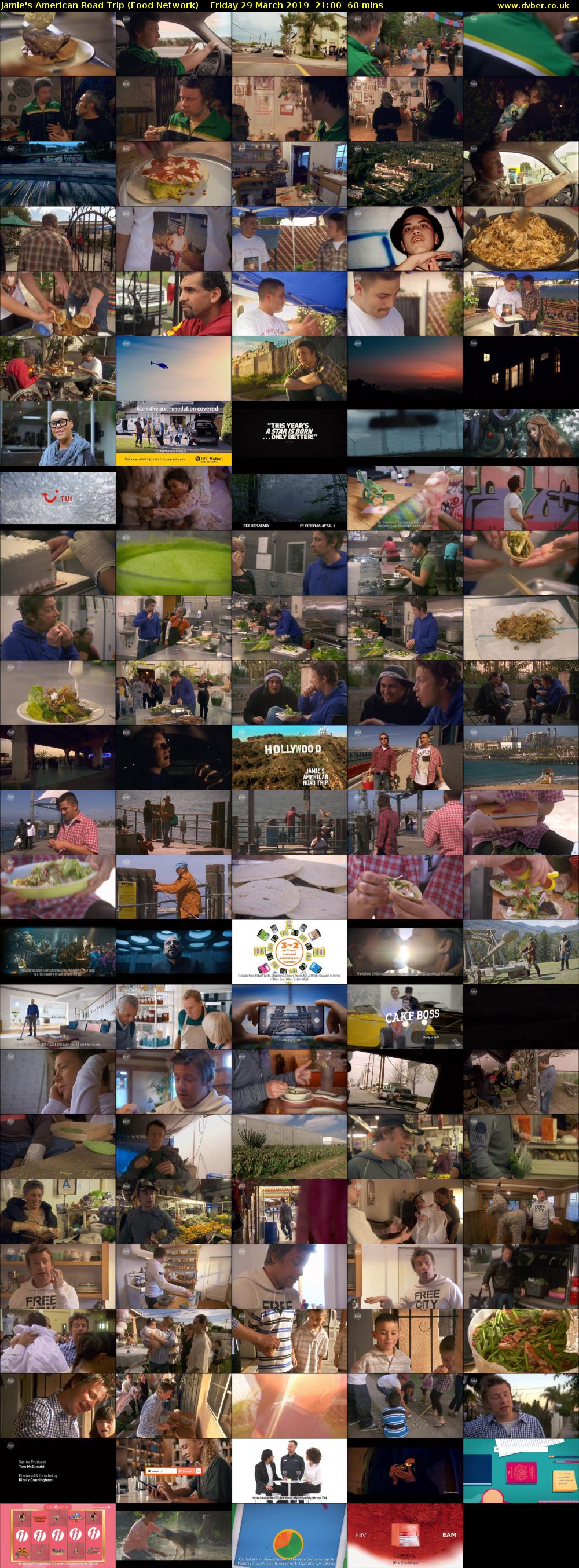 Jamie's American Road Trip (Food Network) Friday 29 March 2019 21:00 - 22:00