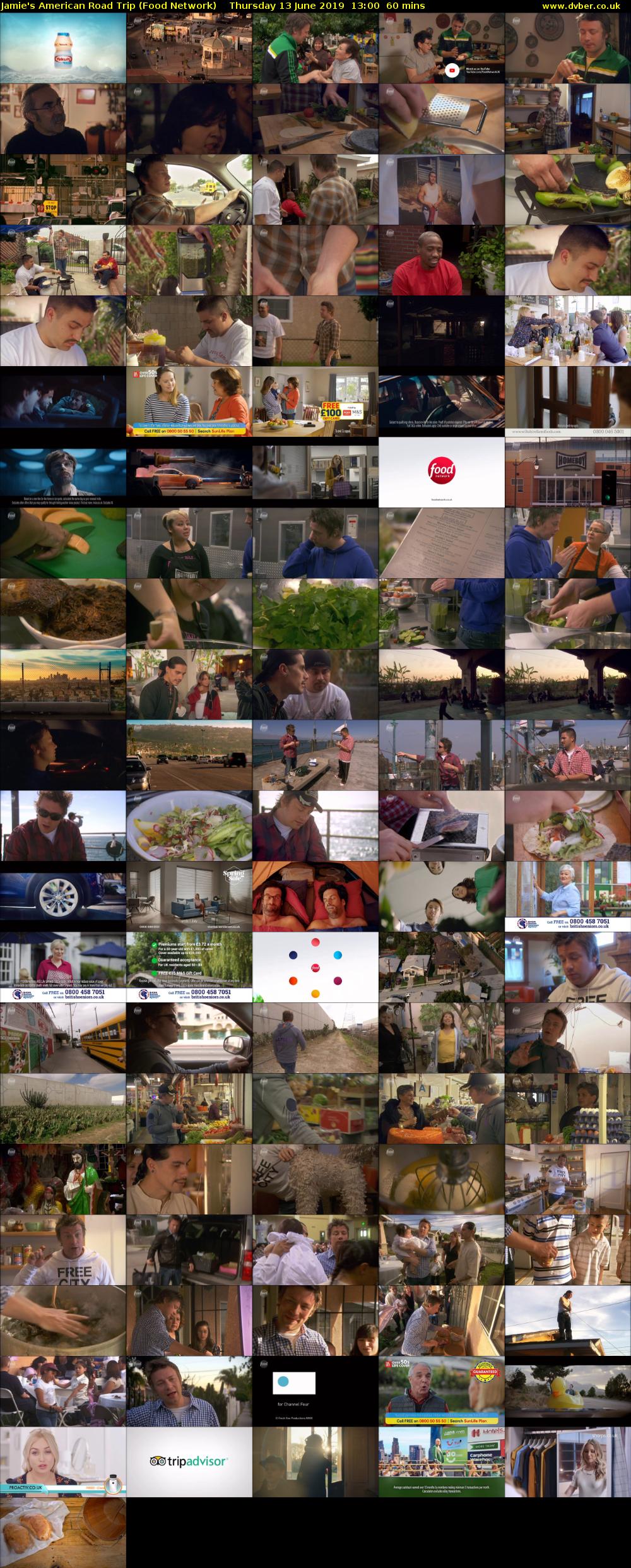 Jamie's American Road Trip (Food Network) Thursday 13 June 2019 13:00 - 14:00