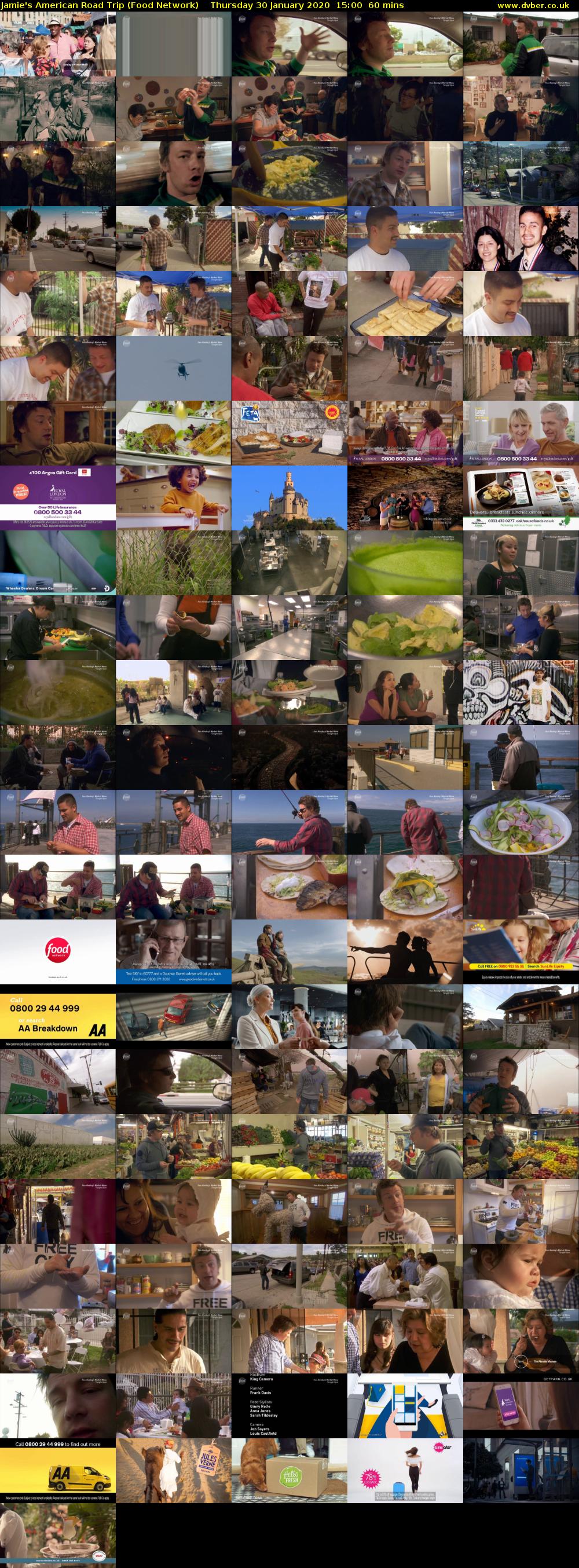 Jamie's American Road Trip (Food Network) Thursday 30 January 2020 15:00 - 16:00