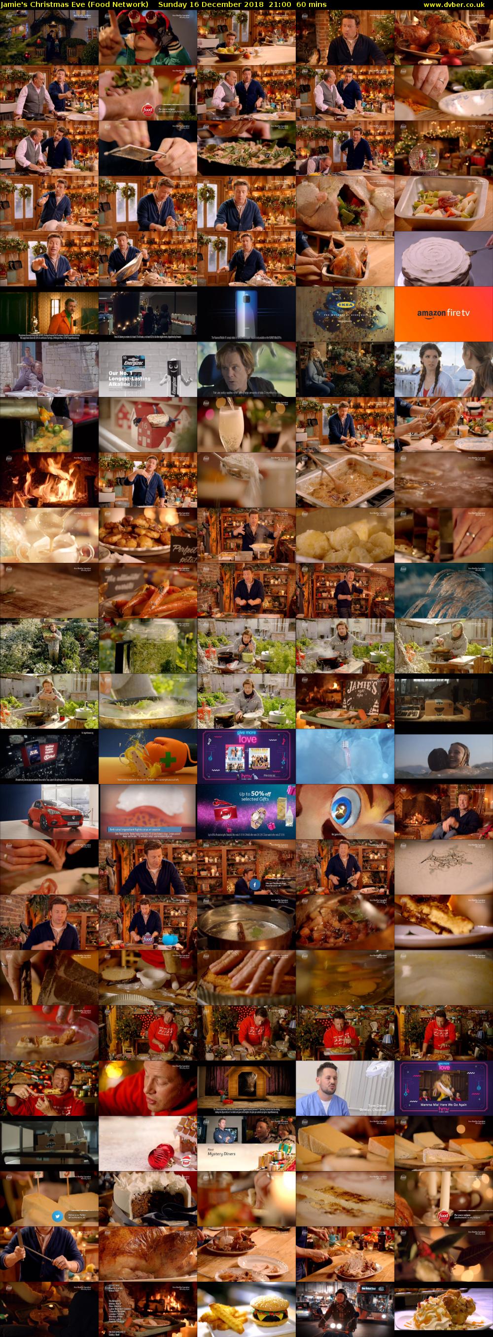 Jamie's Christmas Eve (Food Network) Sunday 16 December 2018 21:00 - 22:00