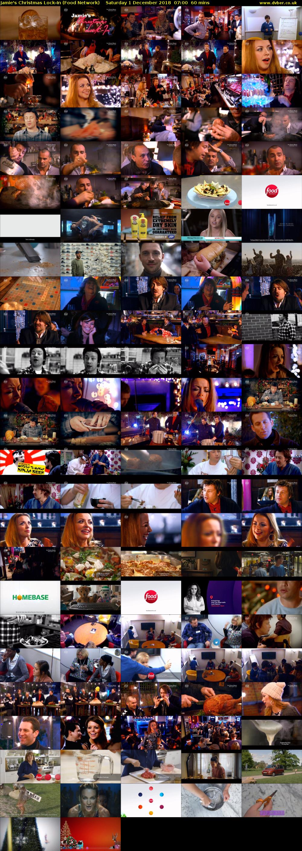 Jamie's Christmas Lock-In (Food Network) Saturday 1 December 2018 07:00 - 08:00