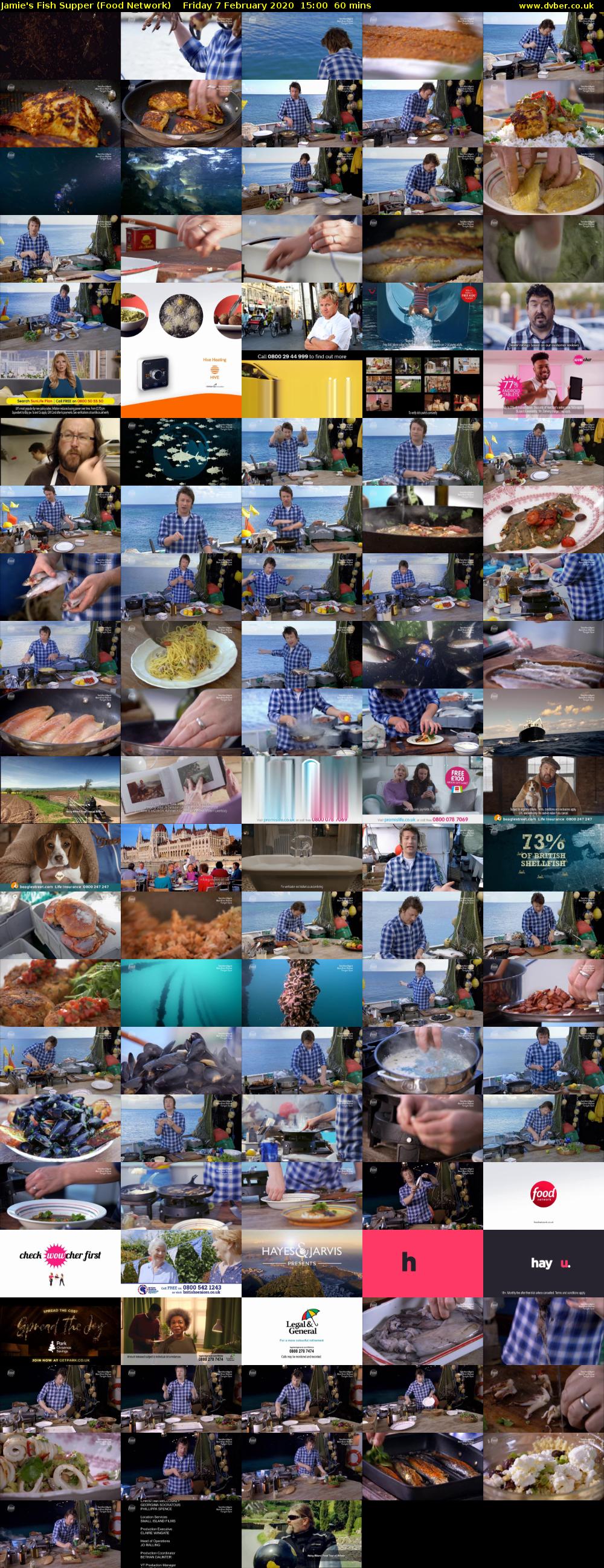 Jamie's Fish Supper (Food Network) Friday 7 February 2020 15:00 - 16:00
