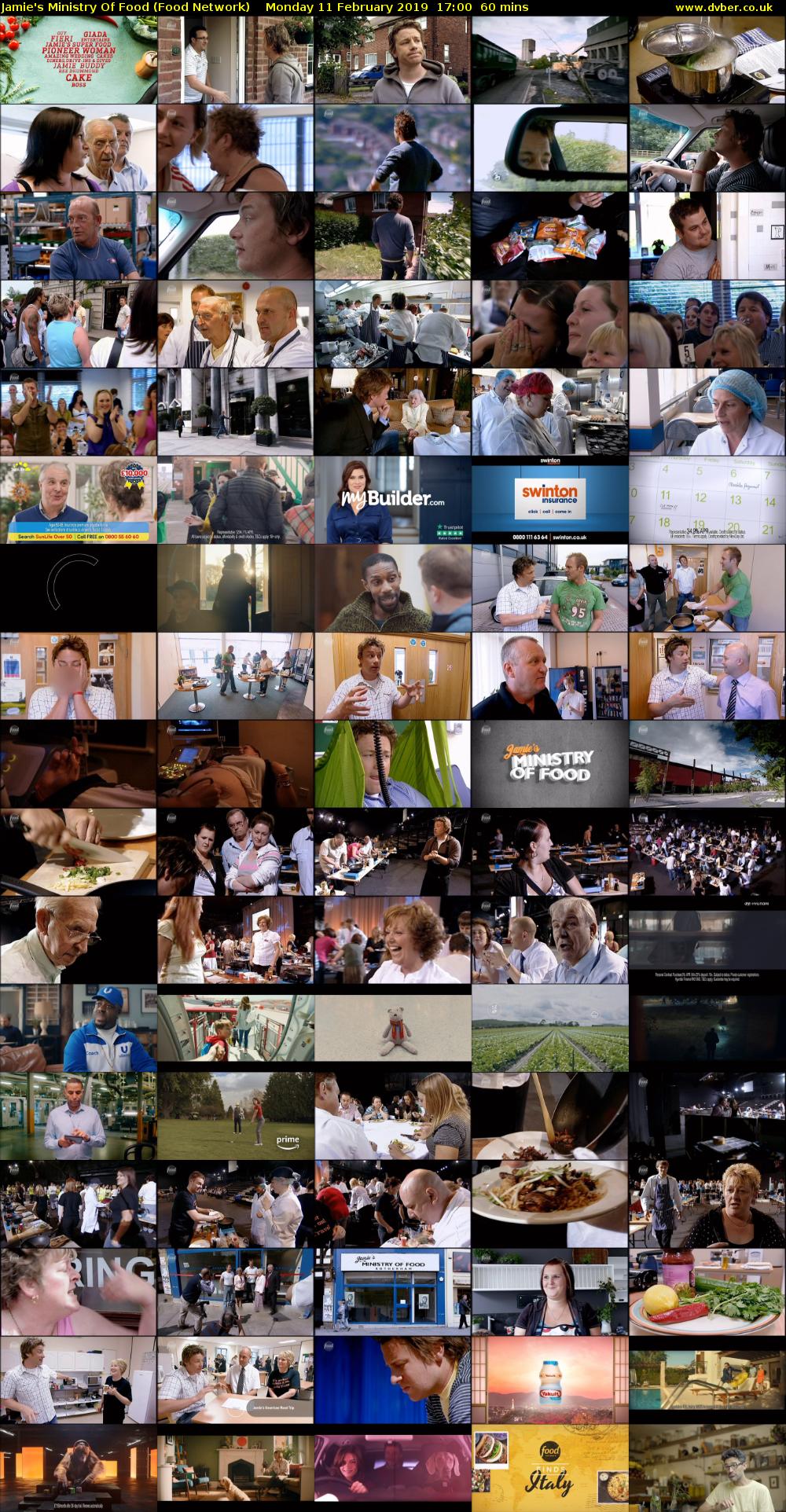 Jamie's Ministry of Food (Food Network) Monday 11 February 2019 17:00 - 18:00