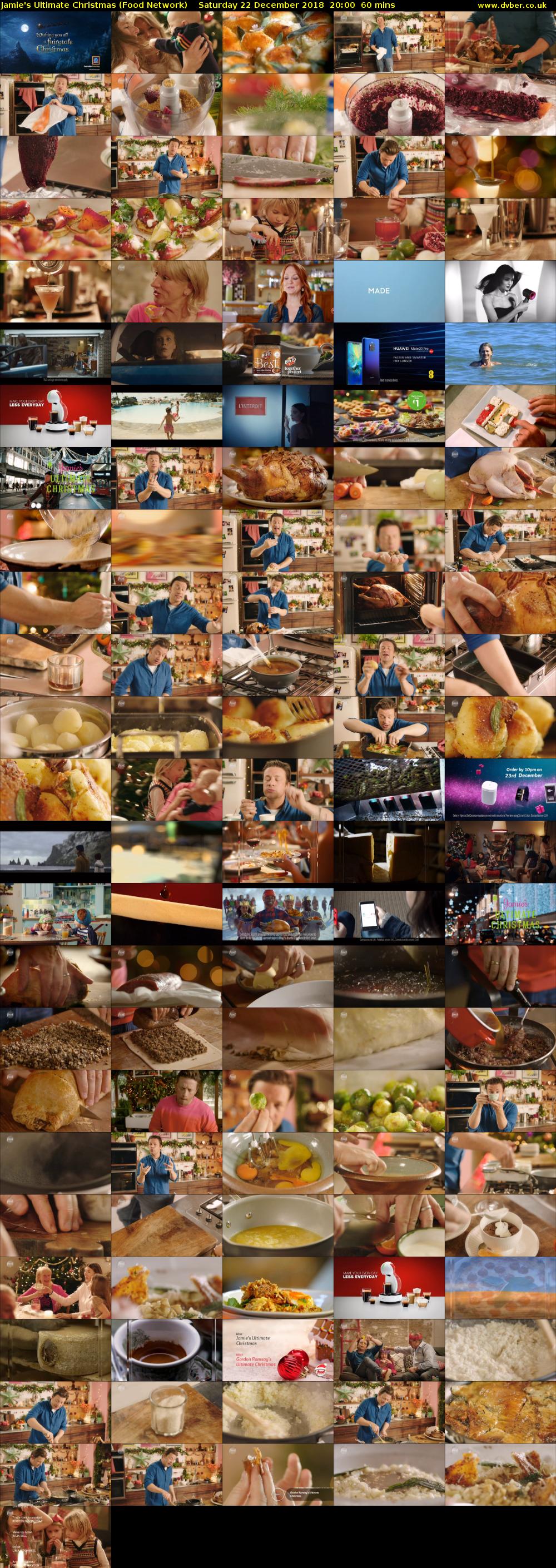 Jamie's Ultimate Christmas (Food Network) Saturday 22 December 2018 20:00 - 21:00