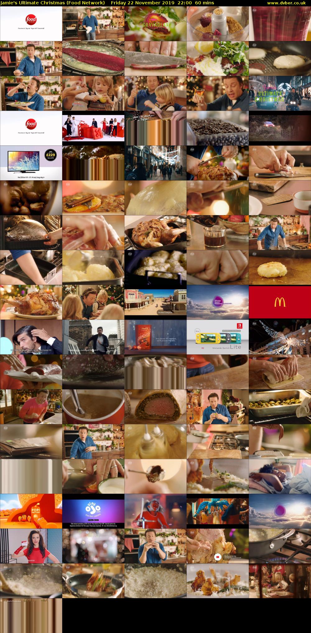 Jamie's Ultimate Christmas (Food Network) Friday 22 November 2019 22:00 - 23:00