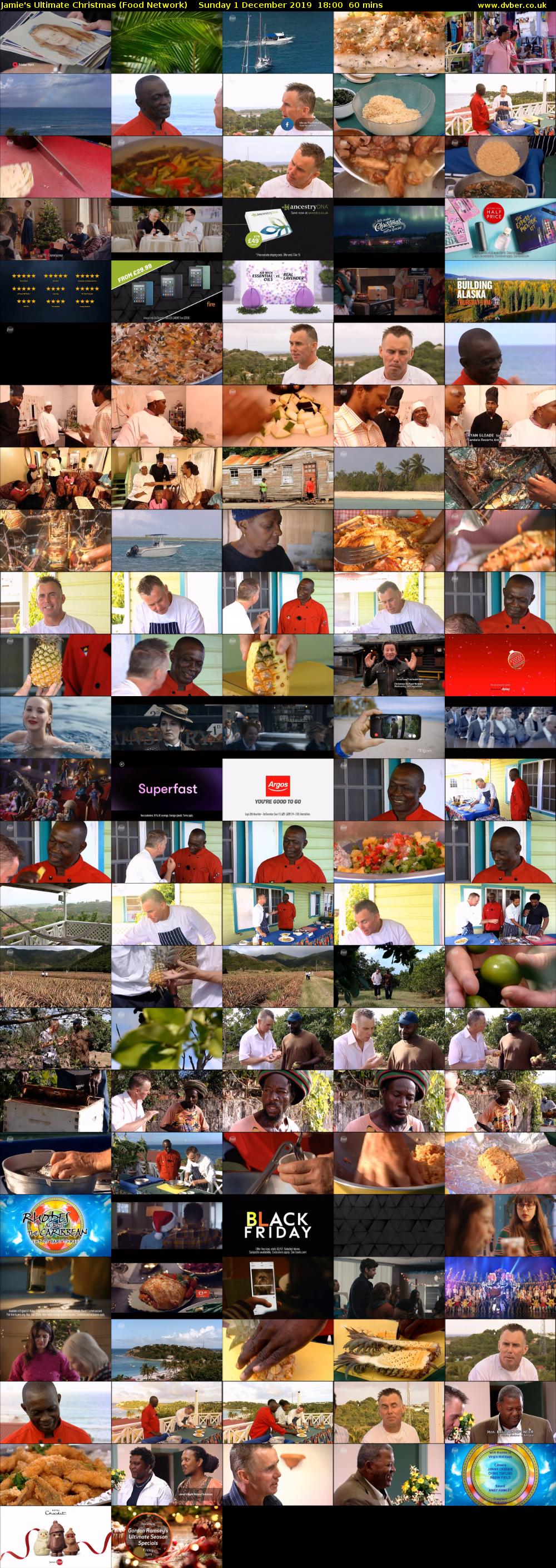 Jamie's Ultimate Christmas (Food Network) Sunday 1 December 2019 18:00 - 19:00