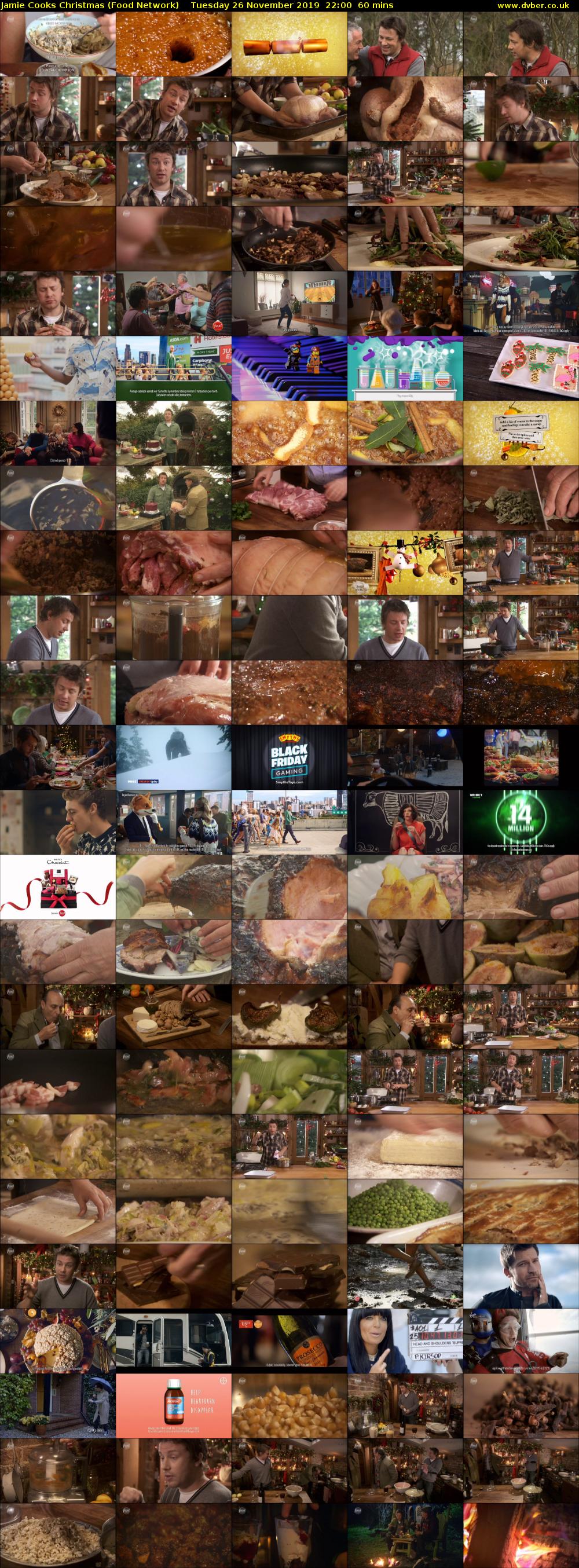 Jamie Cooks Christmas (Food Network) Tuesday 26 November 2019 22:00 - 23:00