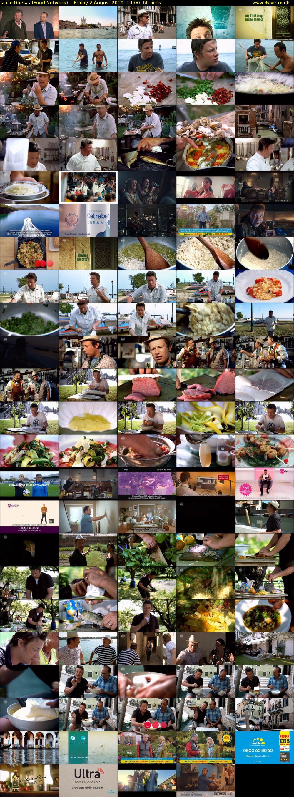 Jamie Does... (Food Network) Friday 2 August 2019 14:00 - 15:00