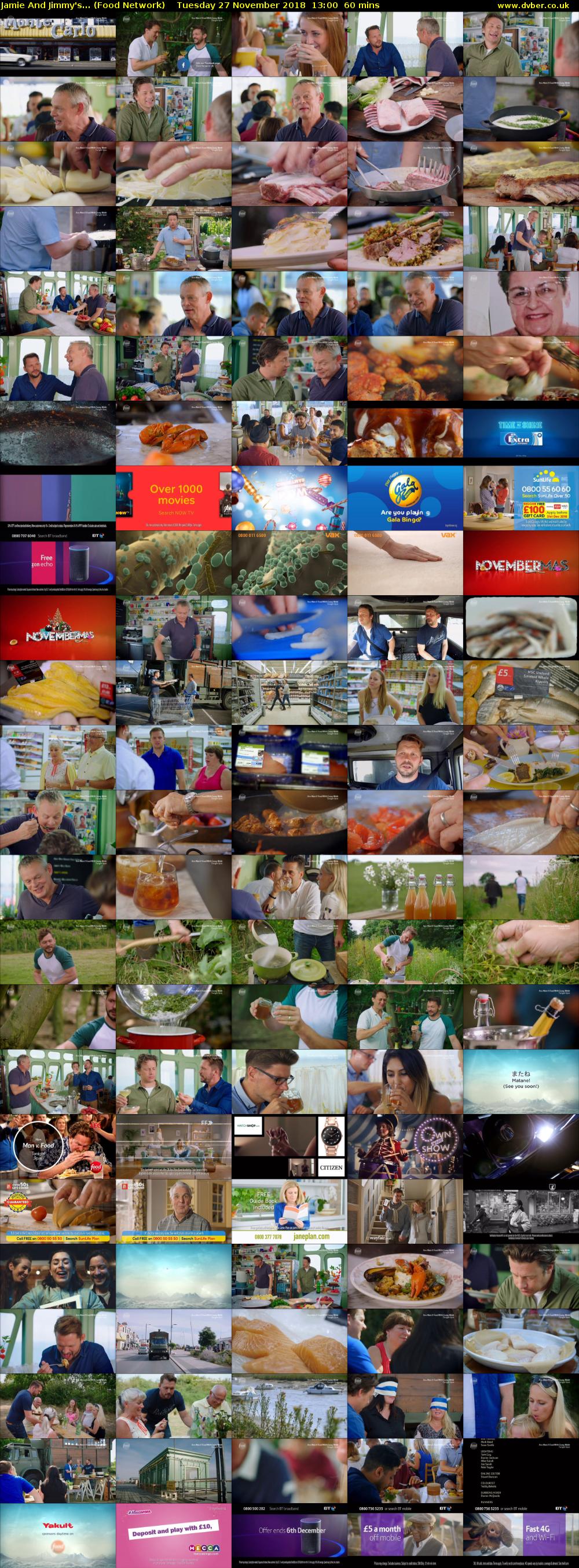 Jamie and Jimmy's... (Food Network) Tuesday 27 November 2018 13:00 - 14:00