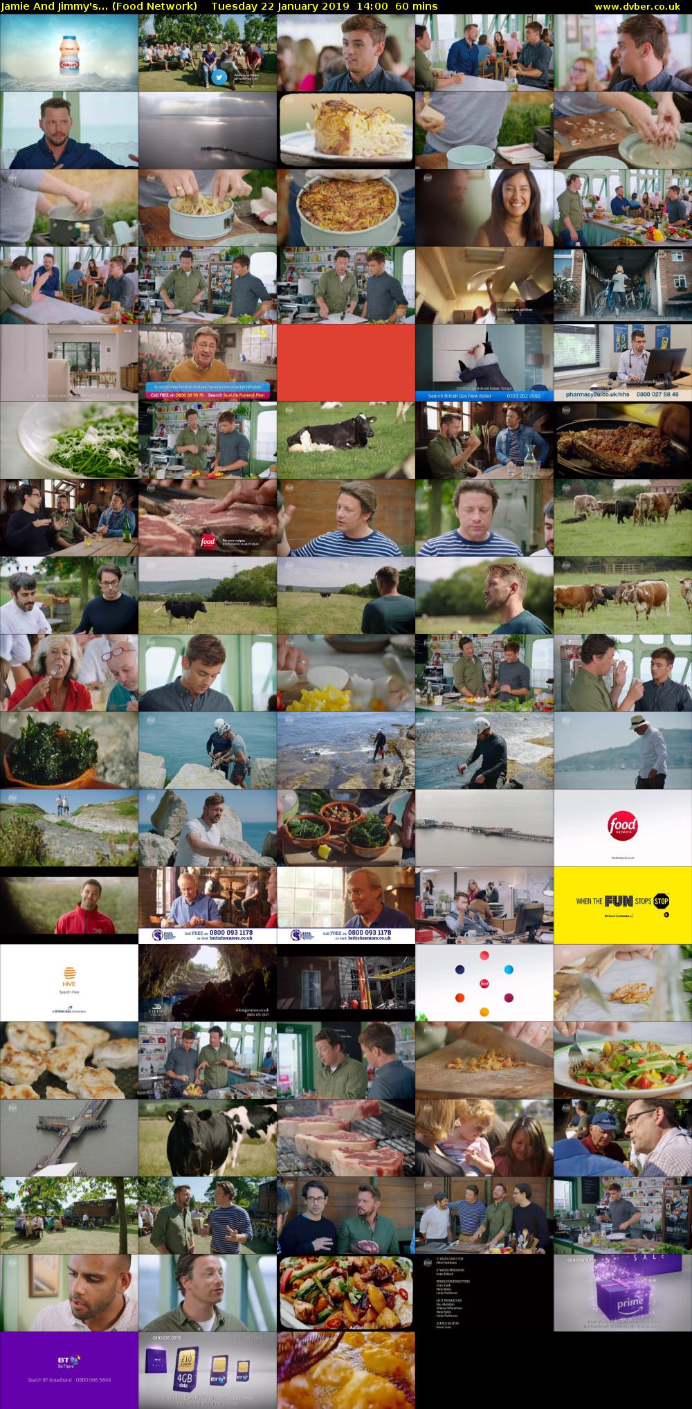 Jamie and Jimmy's... (Food Network) Tuesday 22 January 2019 14:00 - 15:00