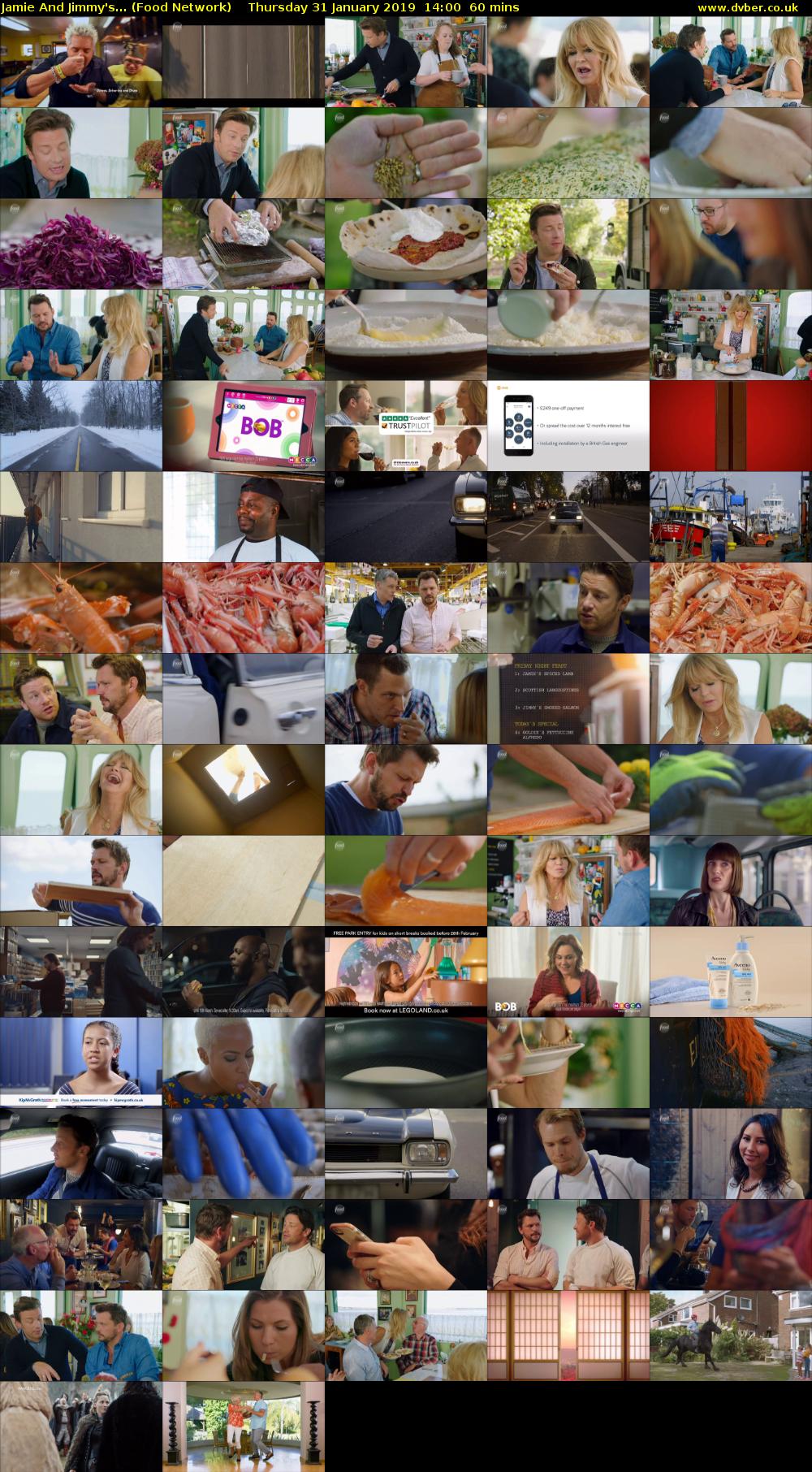 Jamie and Jimmy's... (Food Network) Thursday 31 January 2019 14:00 - 15:00