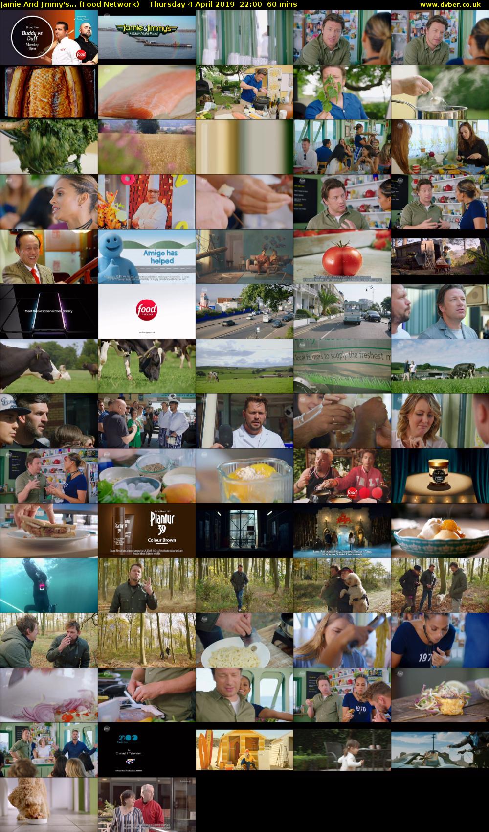 Jamie and Jimmy's... (Food Network) Thursday 4 April 2019 22:00 - 23:00