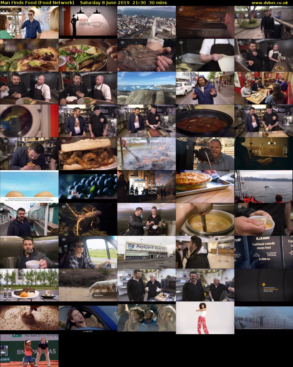 Man Finds Food (Food Network) Saturday 8 June 2019 21:30 - 22:00