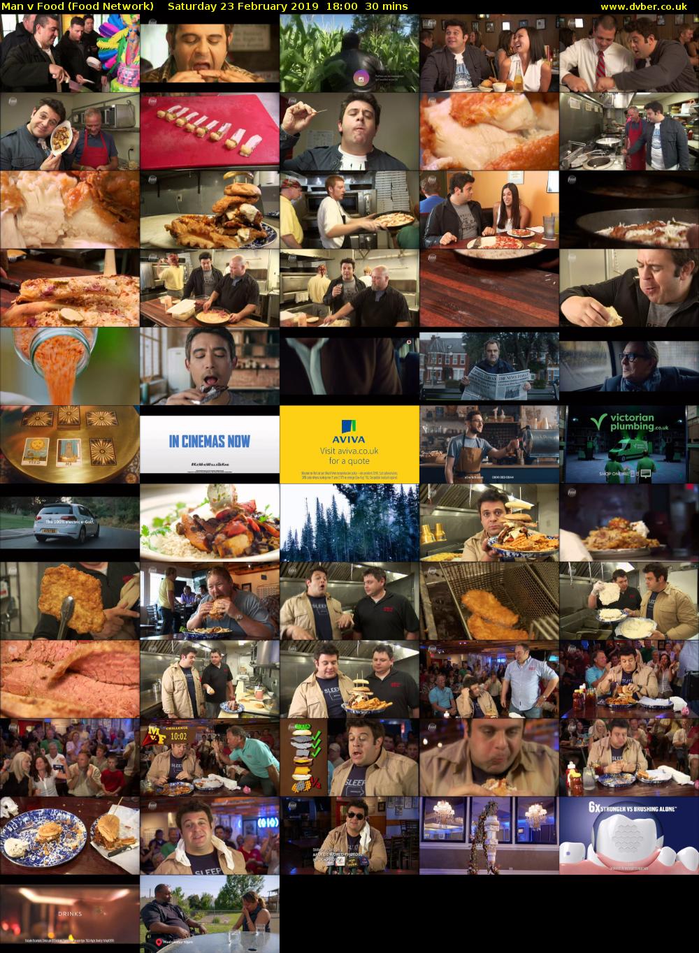 Man v Food (Food Network) Saturday 23 February 2019 18:00 - 18:30