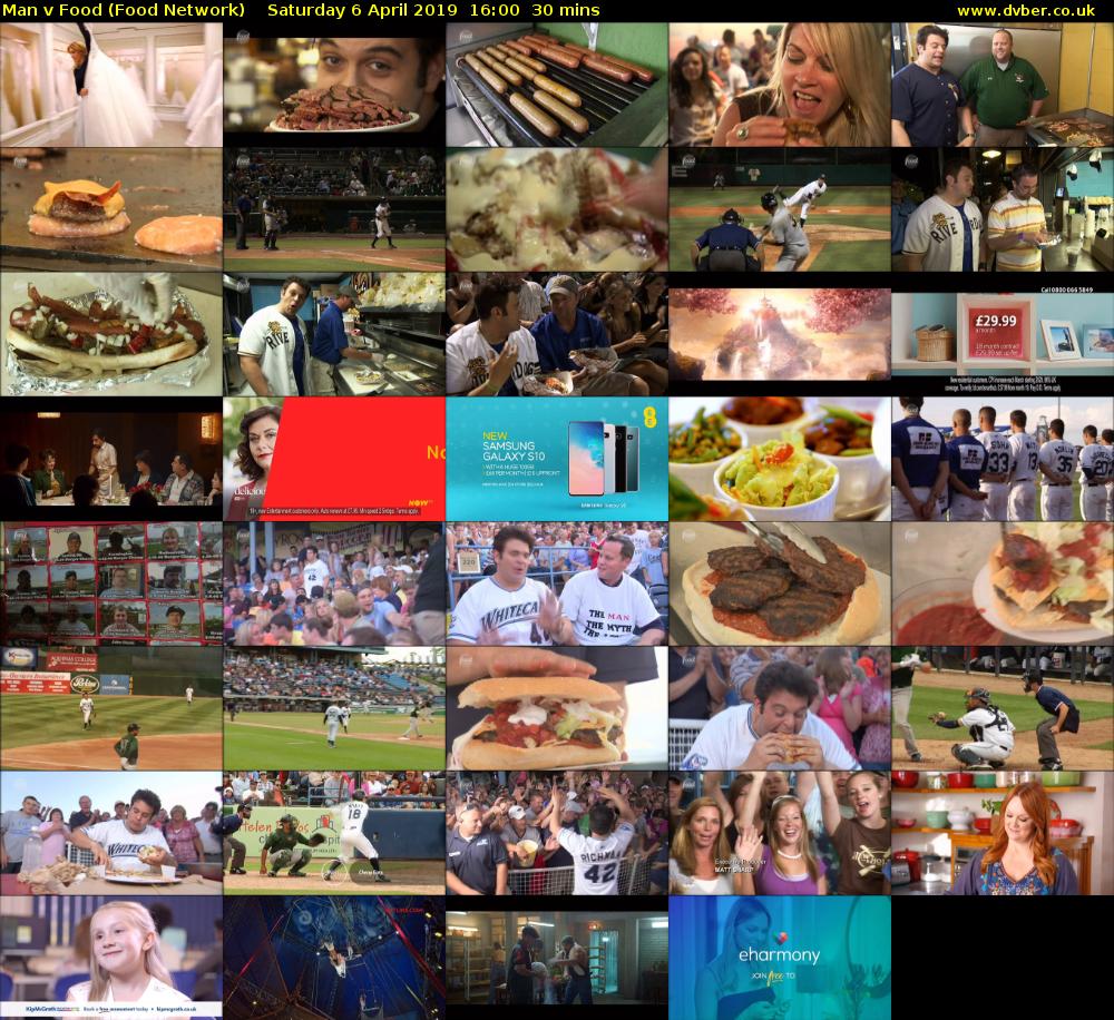 Man v Food (Food Network) Saturday 6 April 2019 16:00 - 16:30