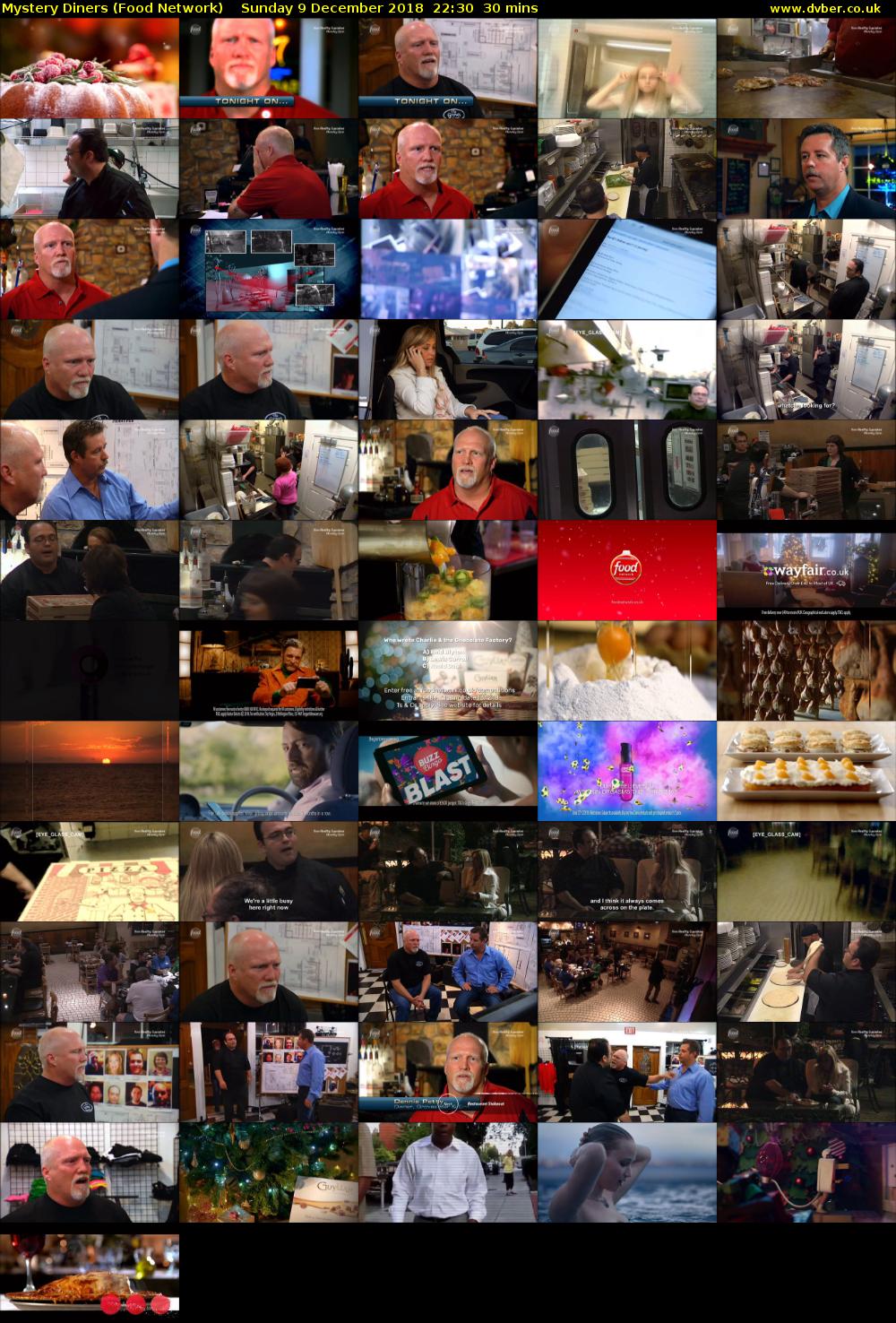 Mystery Diners (Food Network) Sunday 9 December 2018 22:30 - 23:00