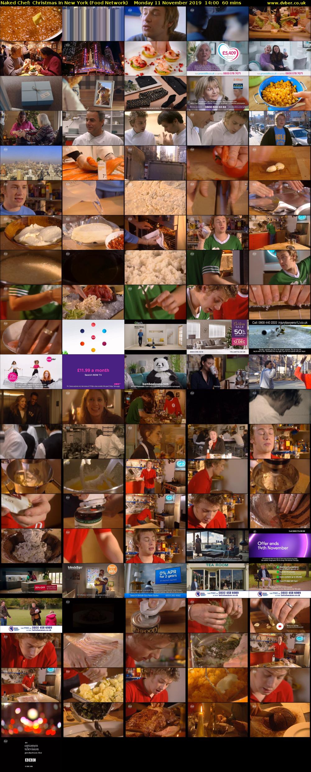 Naked Chef: Christmas In New York (Food Network) Monday 11 November 2019 14:00 - 15:00