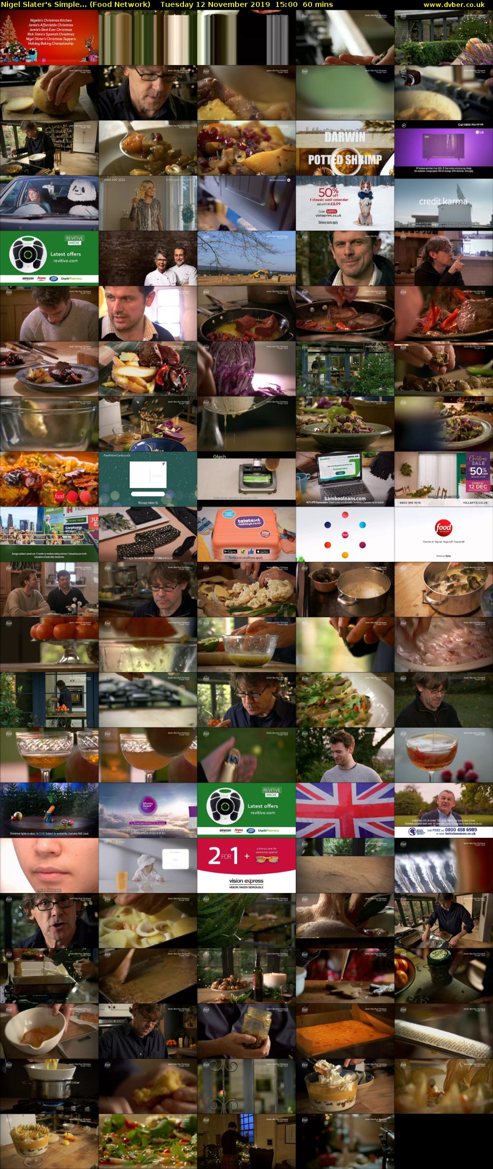 Nigel Slater's Simple... (Food Network) Tuesday 12 November 2019 15:00 - 16:00