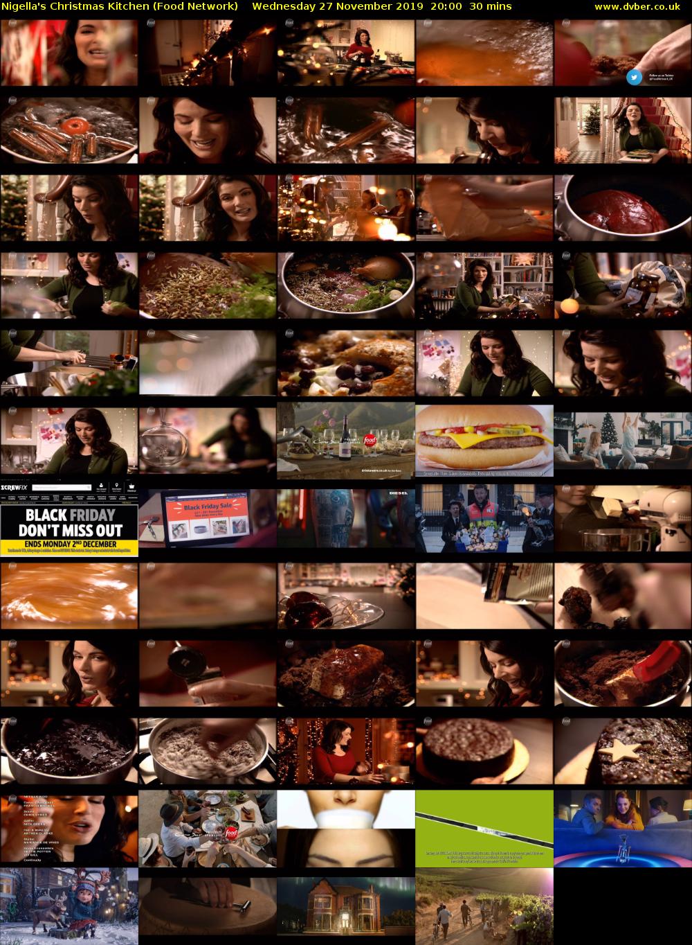 Nigella's Christmas Kitchen (Food Network) Wednesday 27 November 2019 20:00 - 20:30