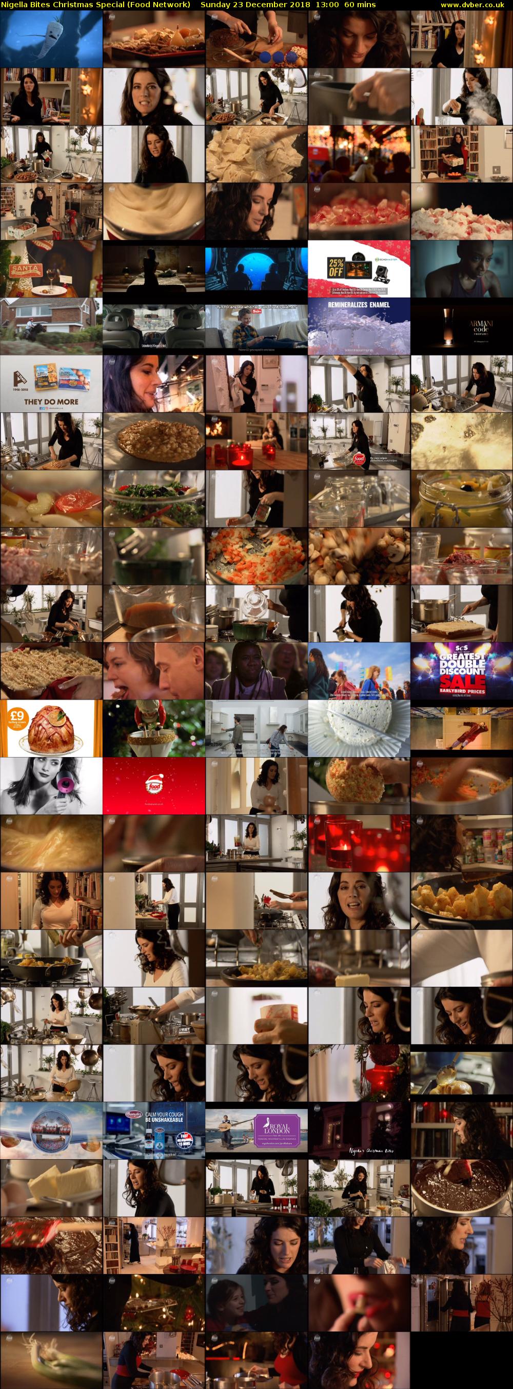 Nigella Bites Christmas Special (Food Network) Sunday 23 December 2018 13:00 - 14:00