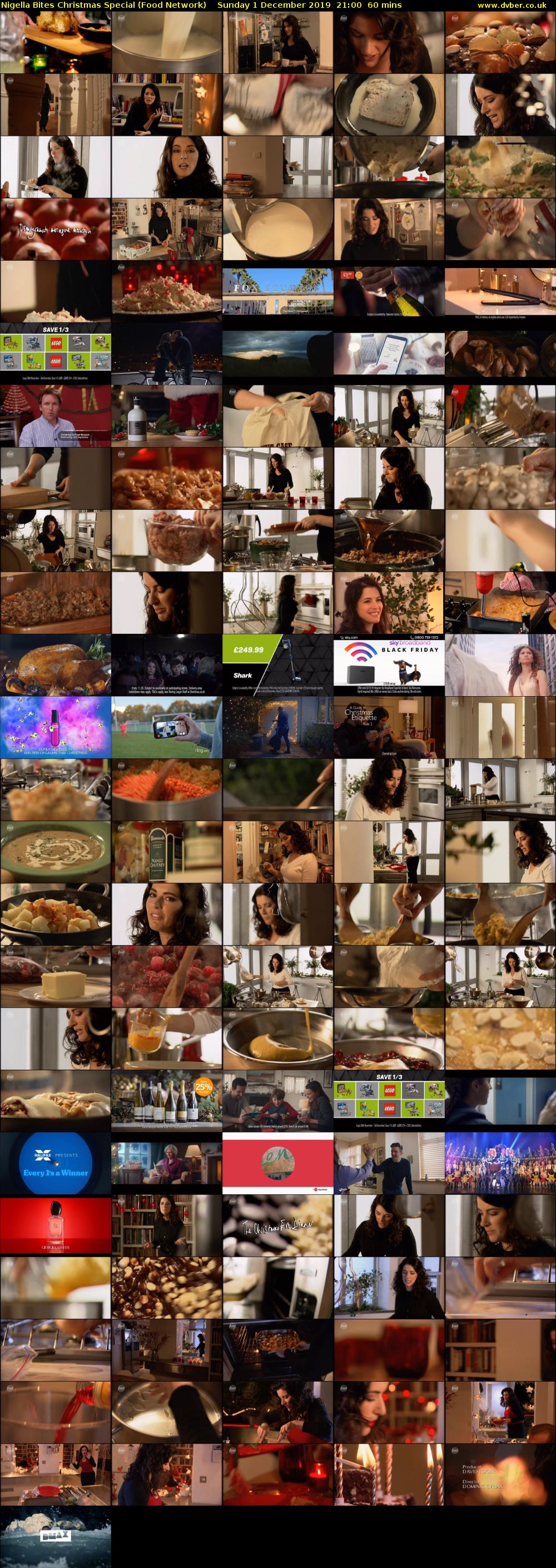 Nigella Bites Christmas Special (Food Network) Sunday 1 December 2019 21:00 - 22:00