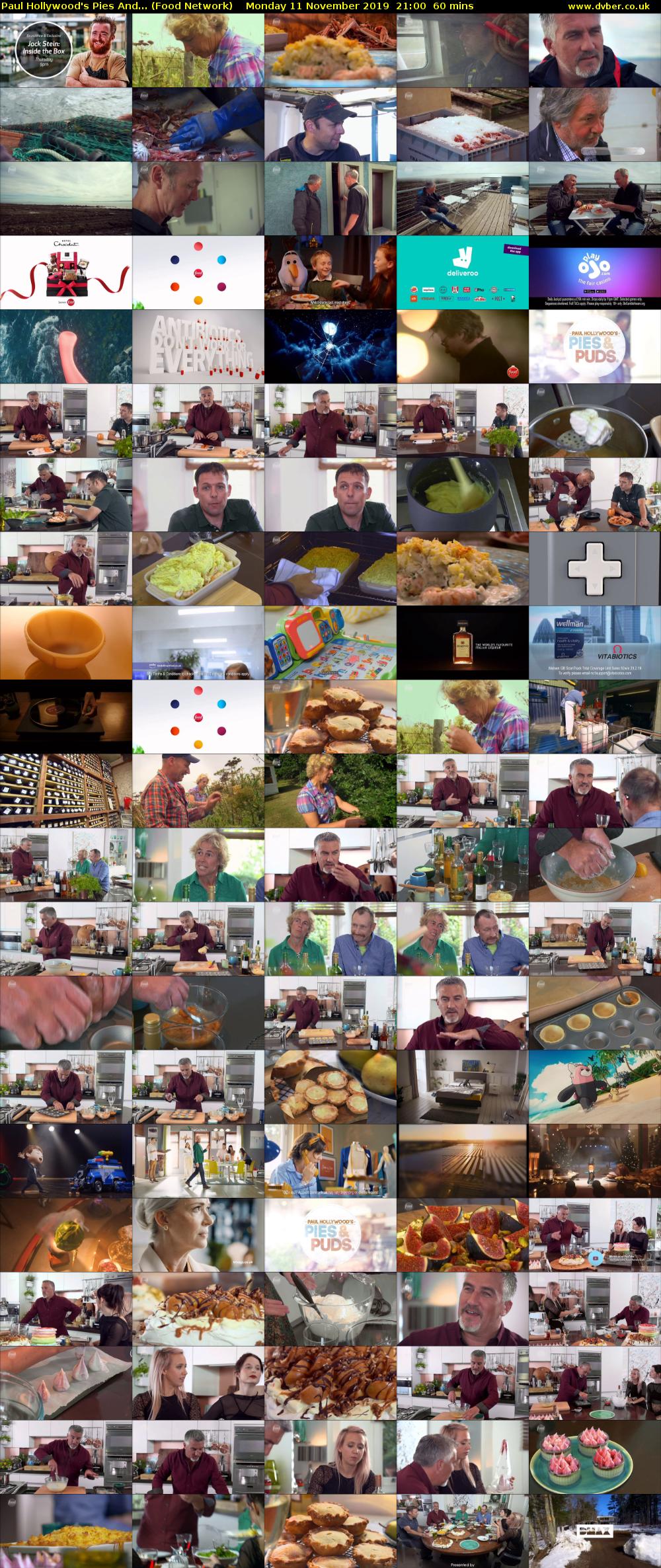 Paul Hollywood's Pies And... (Food Network) Monday 11 November 2019 21:00 - 22:00
