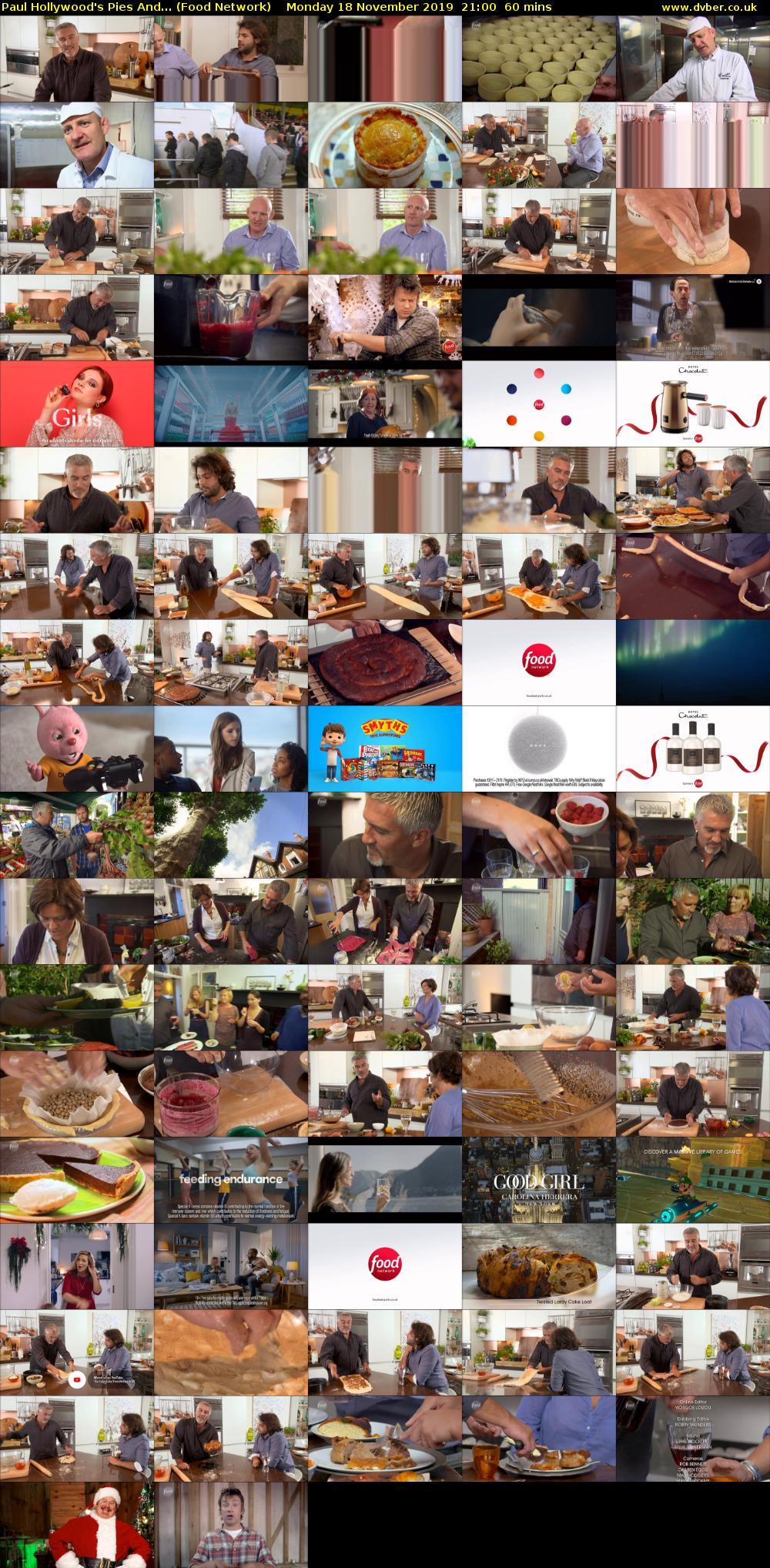 Paul Hollywood's Pies And... (Food Network) Monday 18 November 2019 21:00 - 22:00