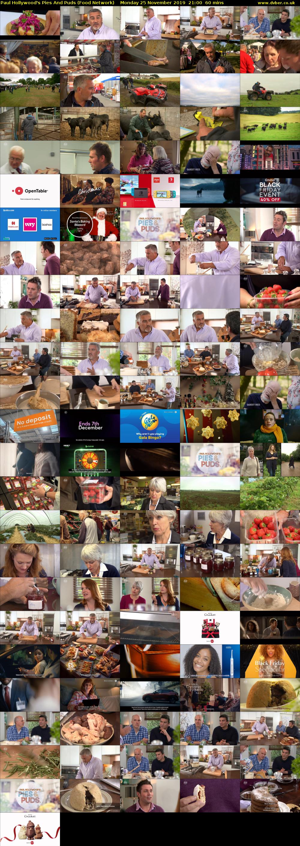 Paul Hollywood's Pies And Puds (Food Network) Monday 25 November 2019 21:00 - 22:00