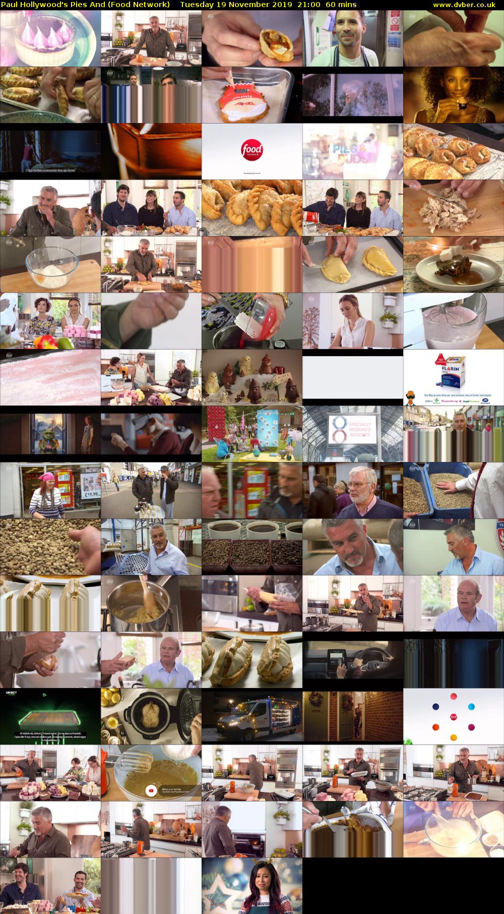 Paul Hollywood's Pies And (Food Network) Tuesday 19 November 2019 21:00 - 22:00
