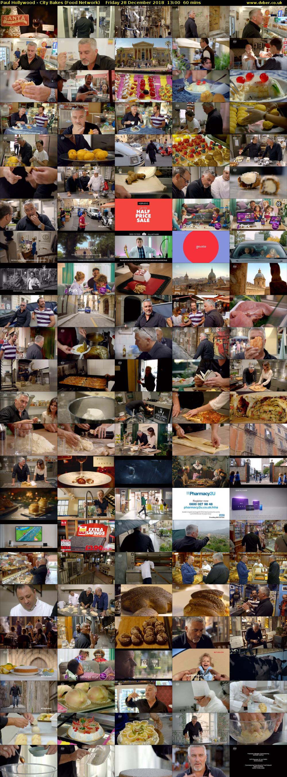 Paul Hollywood - City Bakes (Food Network) Friday 28 December 2018 13:00 - 14:00