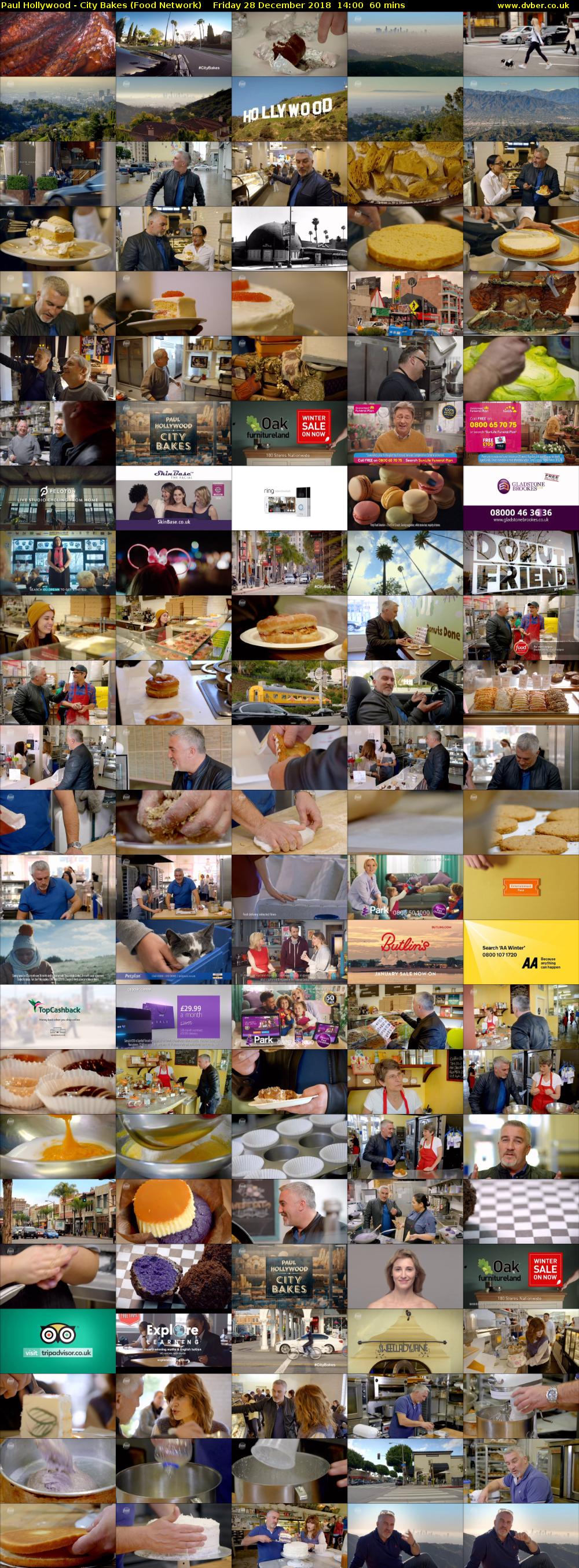 Paul Hollywood - City Bakes (Food Network) Friday 28 December 2018 14:00 - 15:00