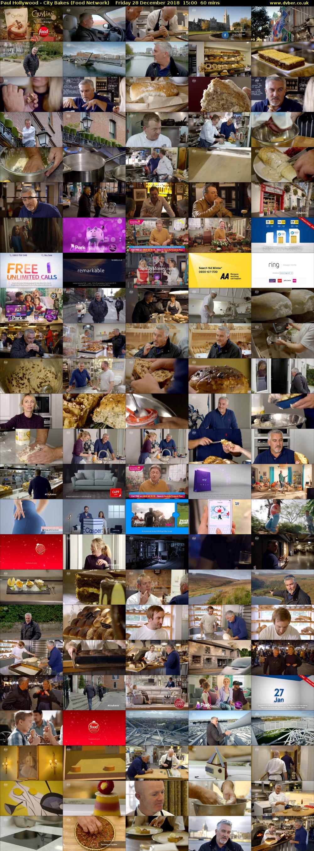 Paul Hollywood - City Bakes (Food Network) Friday 28 December 2018 15:00 - 16:00