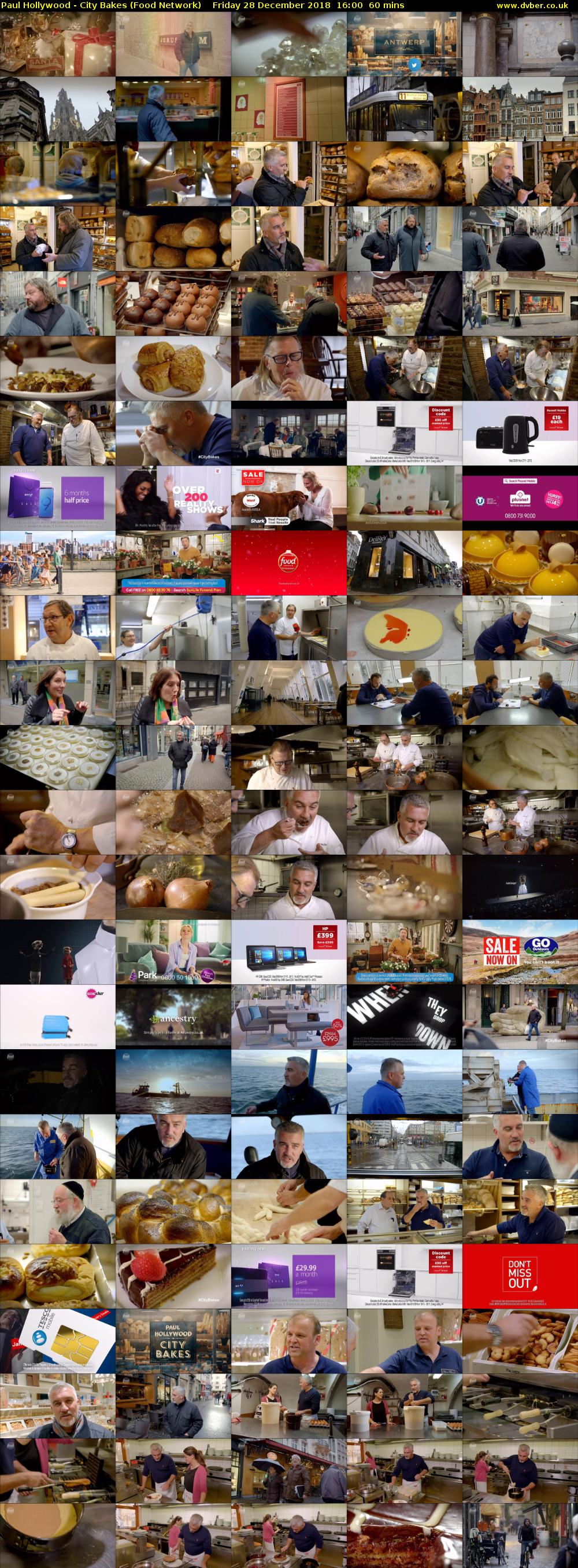 Paul Hollywood - City Bakes (Food Network) Friday 28 December 2018 16:00 - 17:00