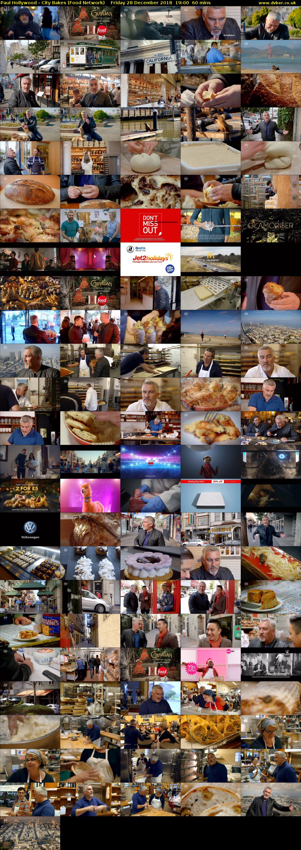 Paul Hollywood - City Bakes (Food Network) Friday 28 December 2018 19:00 - 20:00