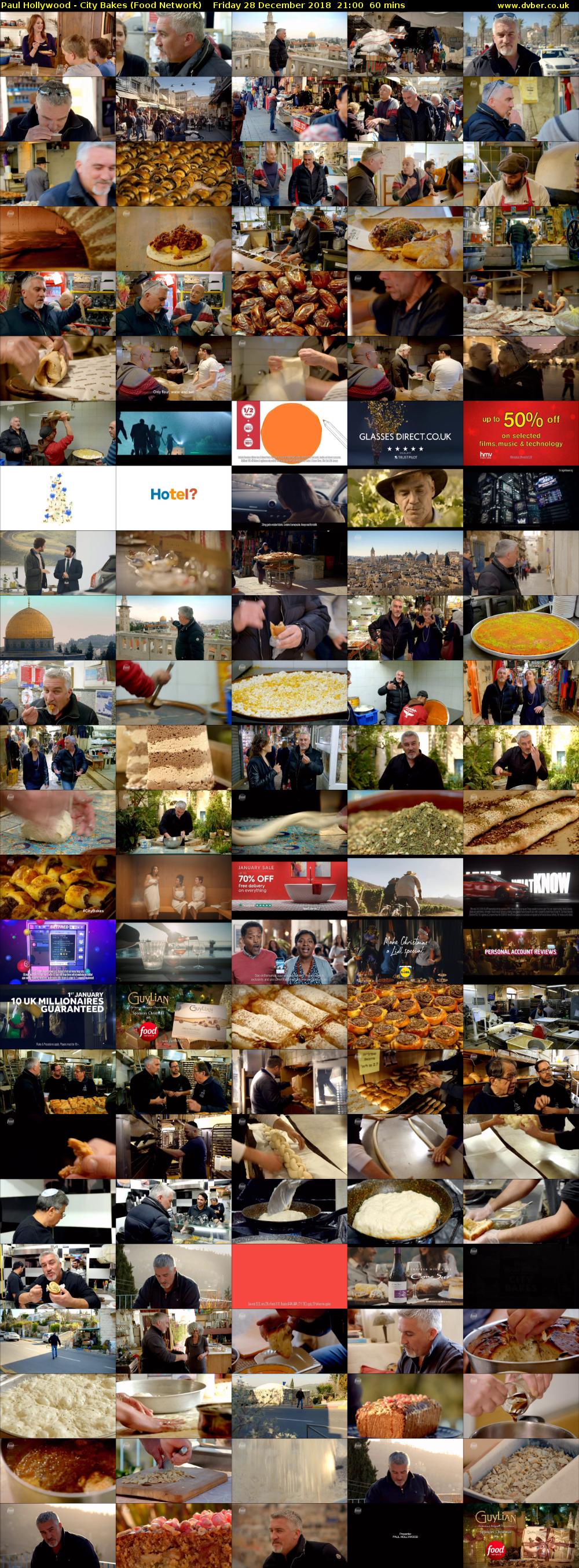 Paul Hollywood - City Bakes (Food Network) Friday 28 December 2018 21:00 - 22:00