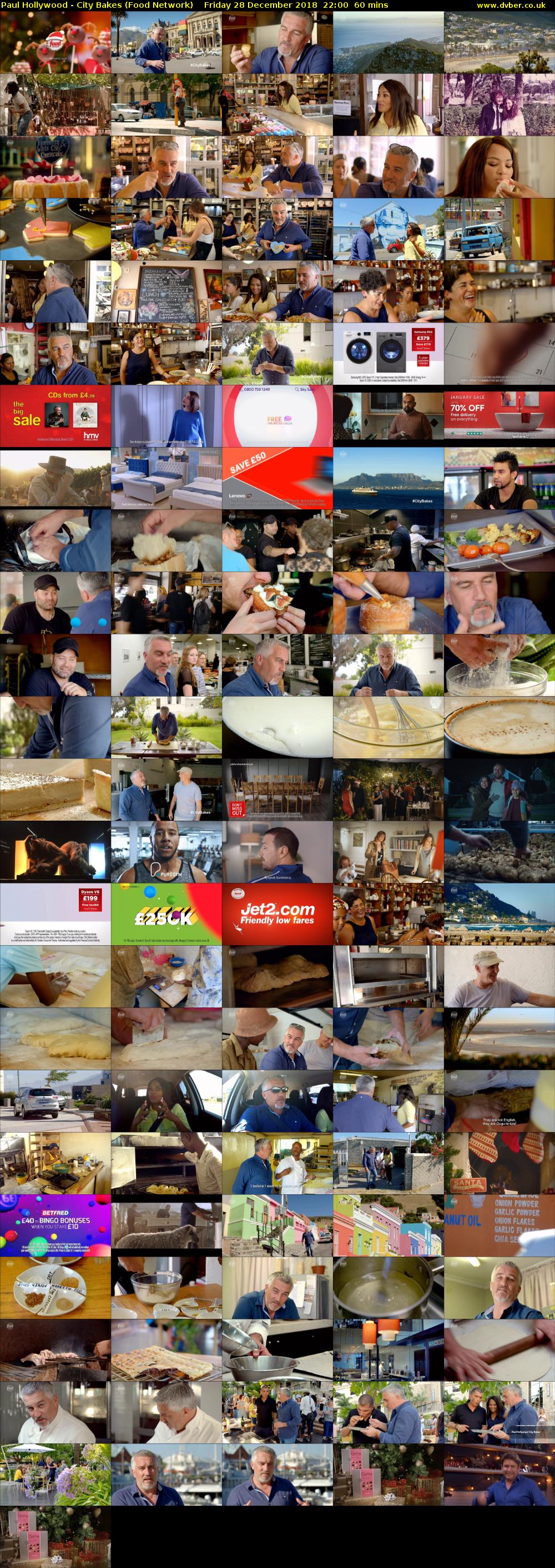 Paul Hollywood - City Bakes (Food Network) Friday 28 December 2018 22:00 - 23:00