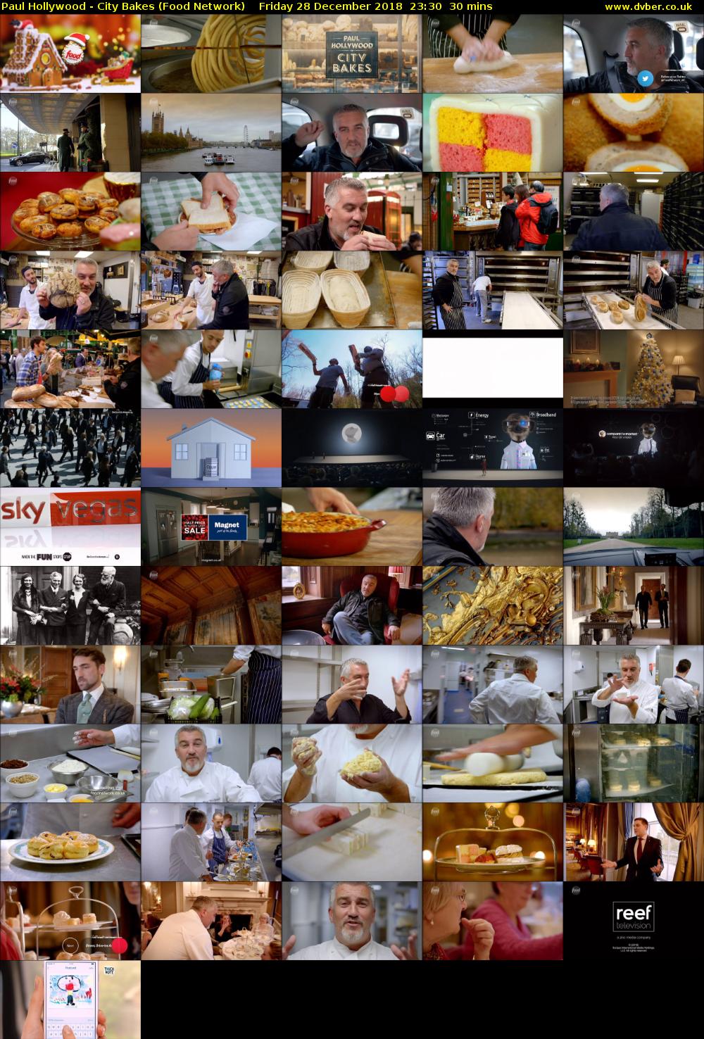 Paul Hollywood - City Bakes (Food Network) Friday 28 December 2018 23:30 - 00:00