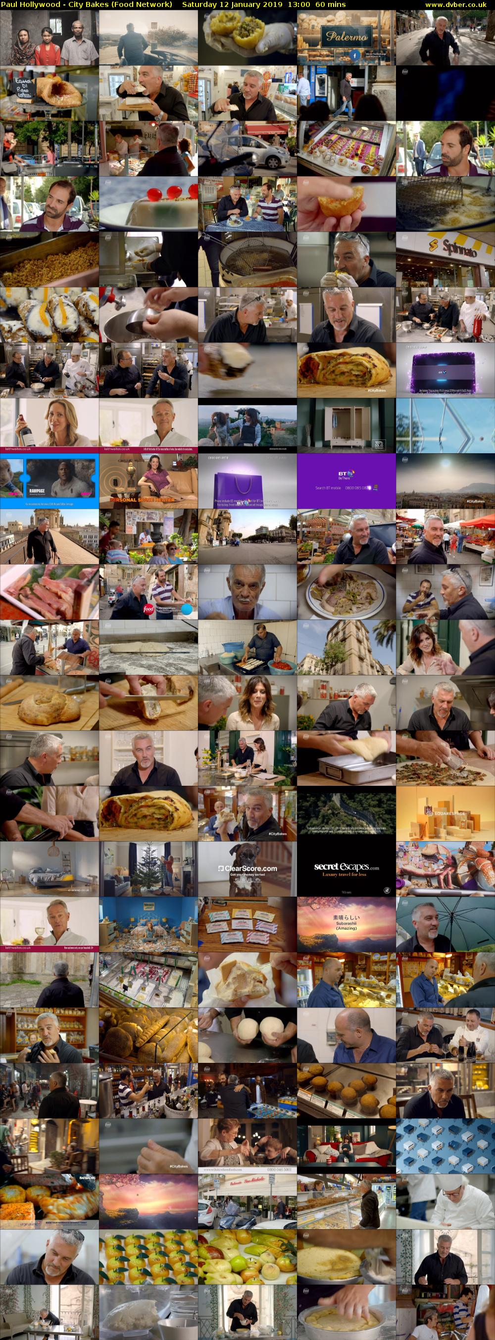 Paul Hollywood - City Bakes (Food Network) Saturday 12 January 2019 13:00 - 14:00